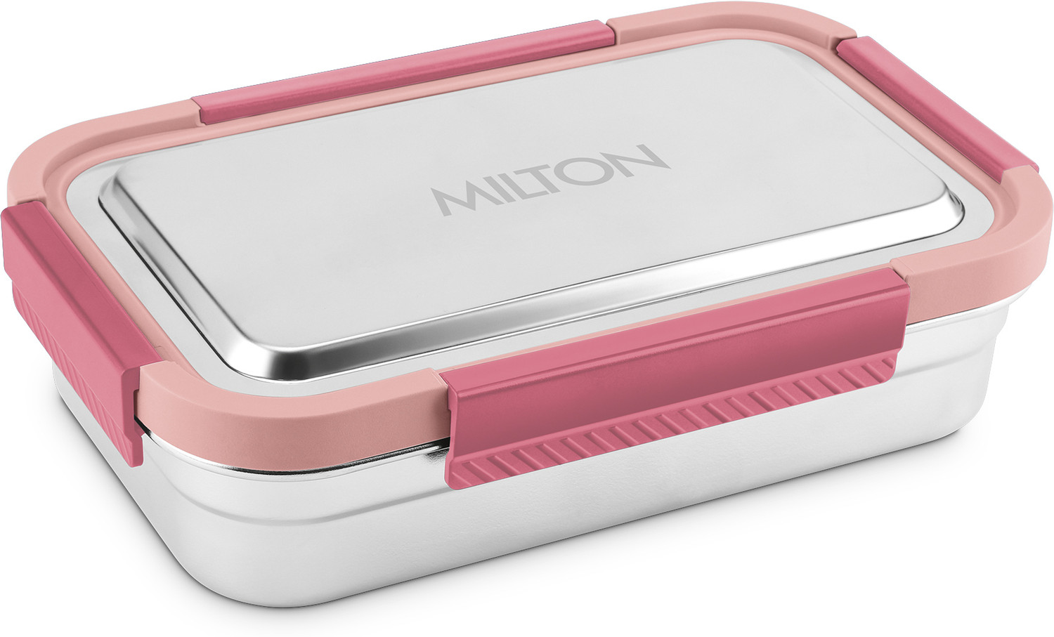 Image of MILTON Modern Meal Sr 2 Containers Stainless Steel College Lunch Box