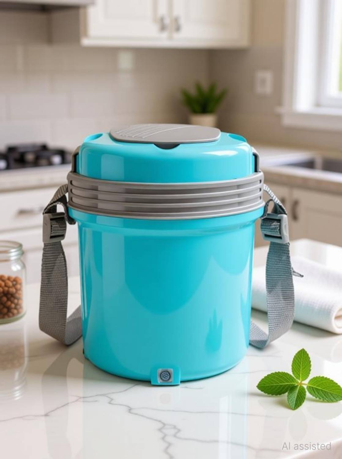 MILTON Electron Tiffin 3 Containers Stainless Steel Lunch Box - Image 4