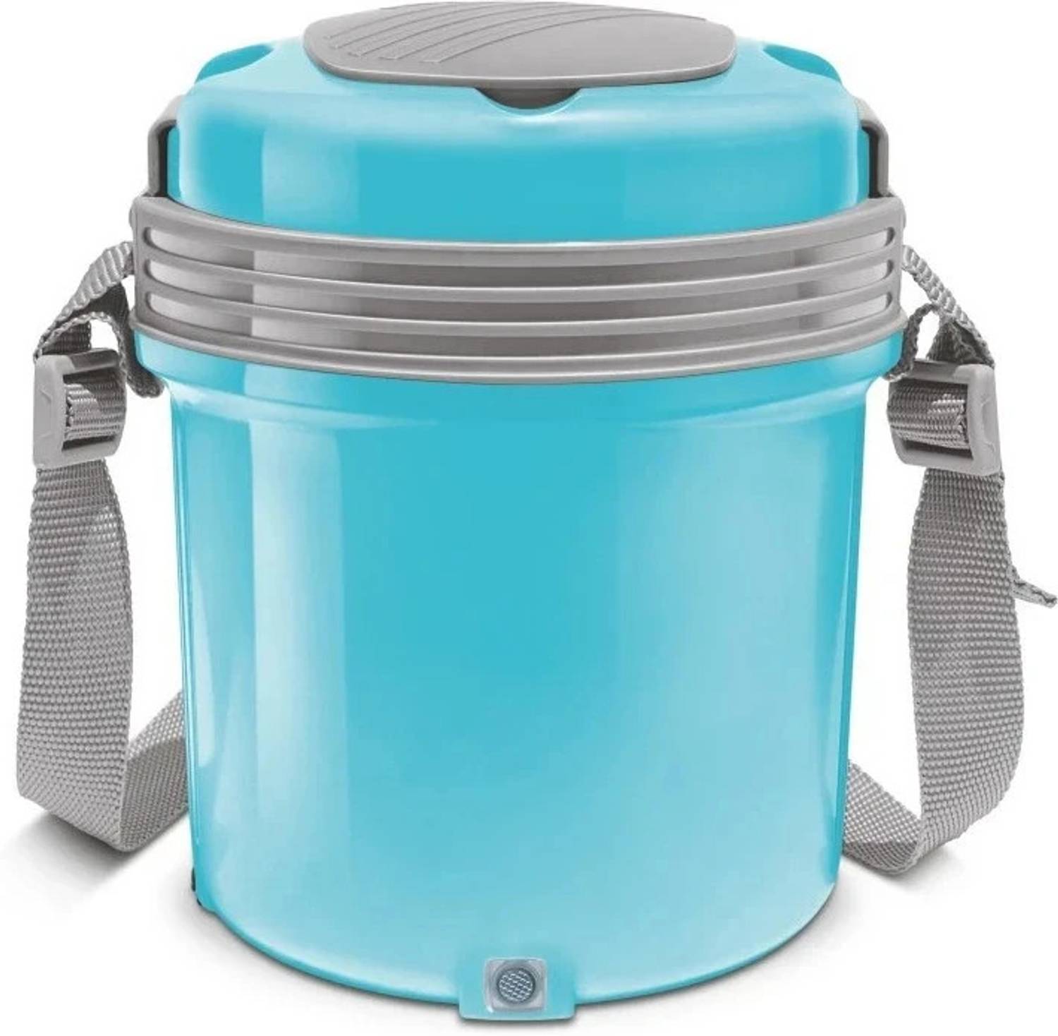 MILTON Electron Tiffin 3 Containers Stainless Steel Lunch Box - Image 2