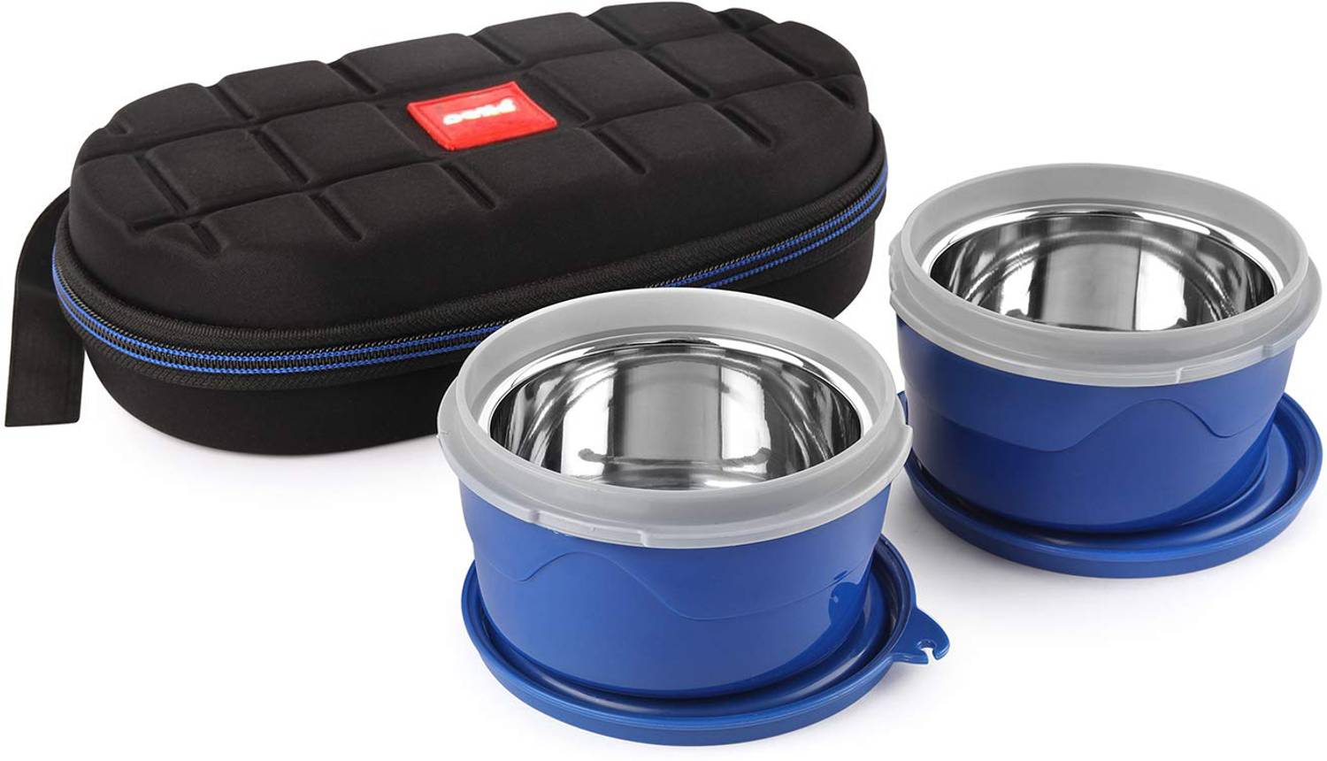 cello MF Micro Insulated (Blue) 2 Containers Stainless Steel, Plastic Office Lunch Box — Lunch Boxes & Tiffins