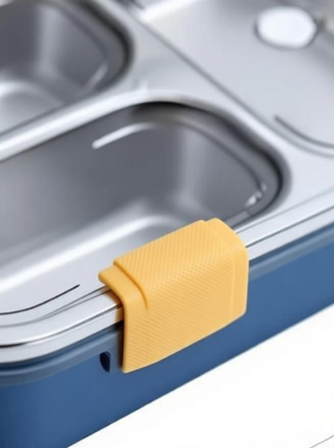 Image of HKC HOUSE Leak Proof with 1 Spoon 3 Containers Stainless Steel, Plastic School Lunch Box