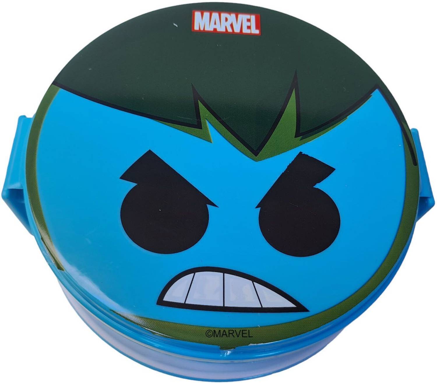 ANMOL'S SMILEY ski_lunch_box_angry 2 Containers Plastic School Lunch Box