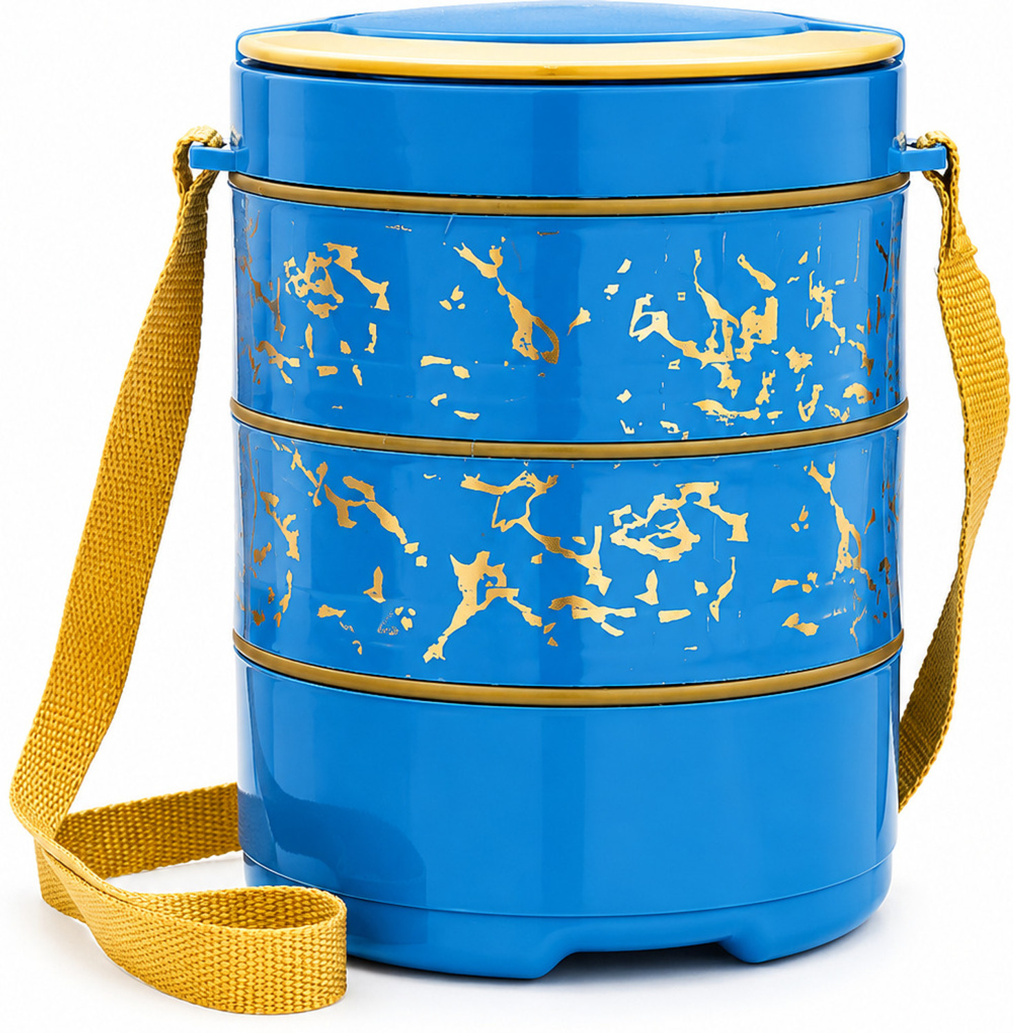 Image of liaata tiffin 3 Containers Plastic, Stainless Steel School Lunch Box