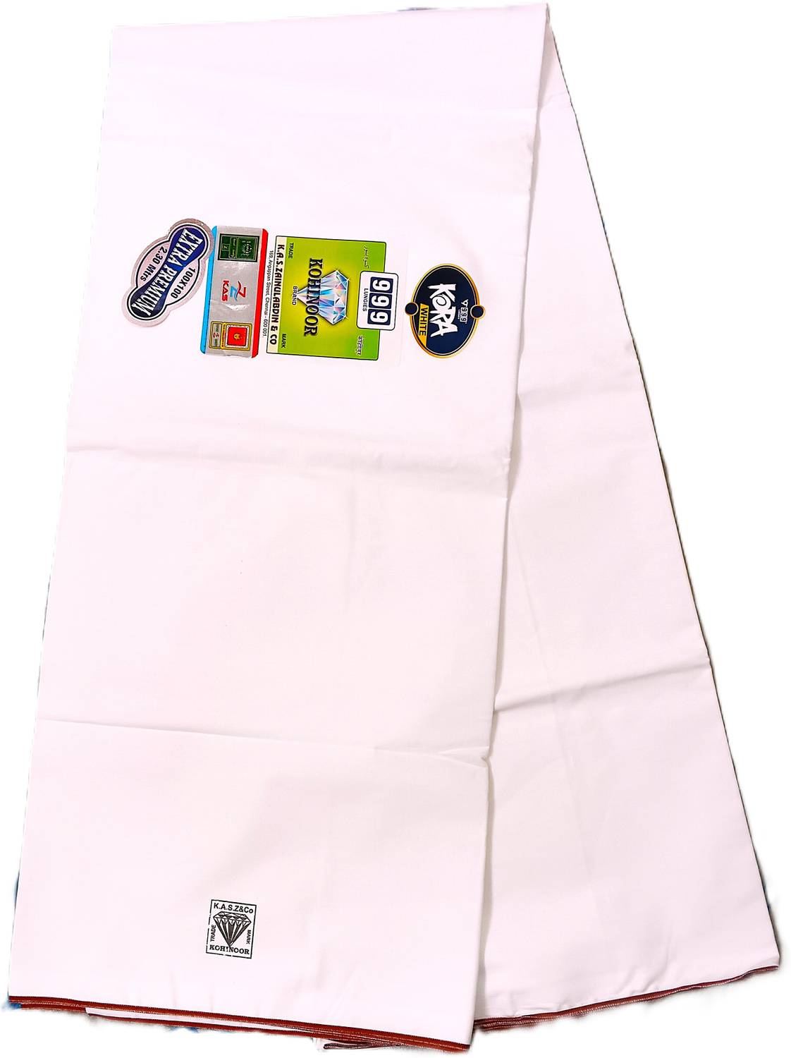 999 Solid White Lungi