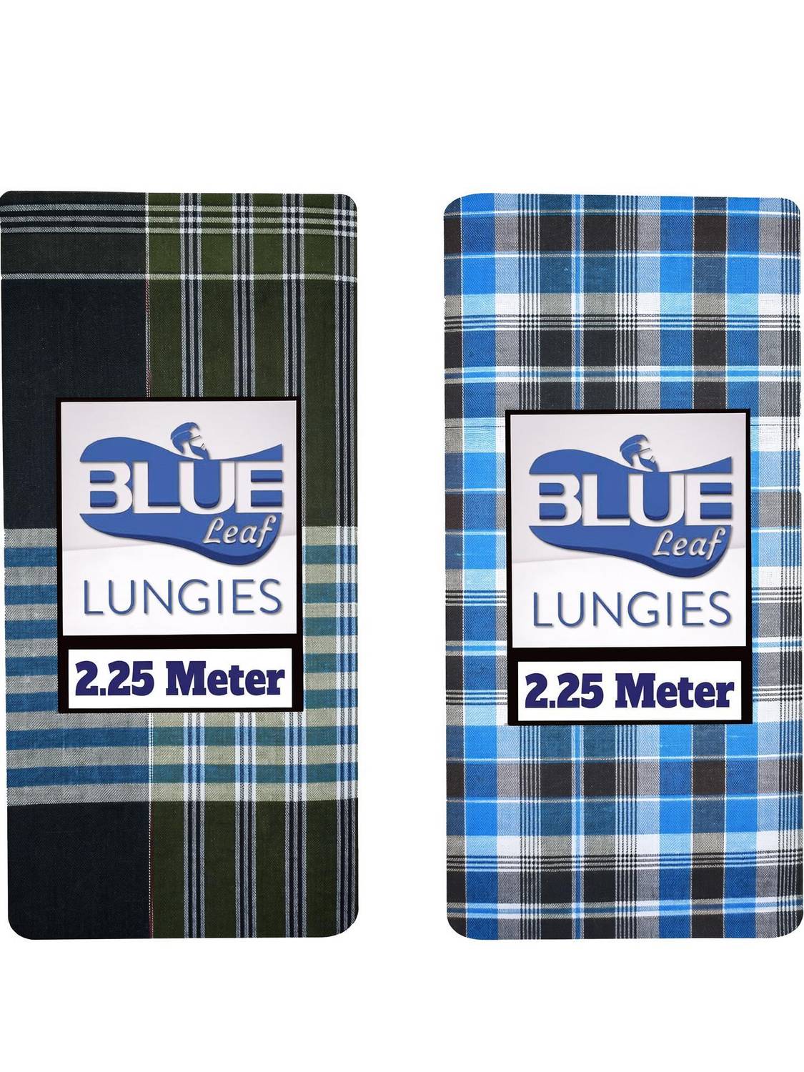 Blueleaf Checkered Multicolor Lungi