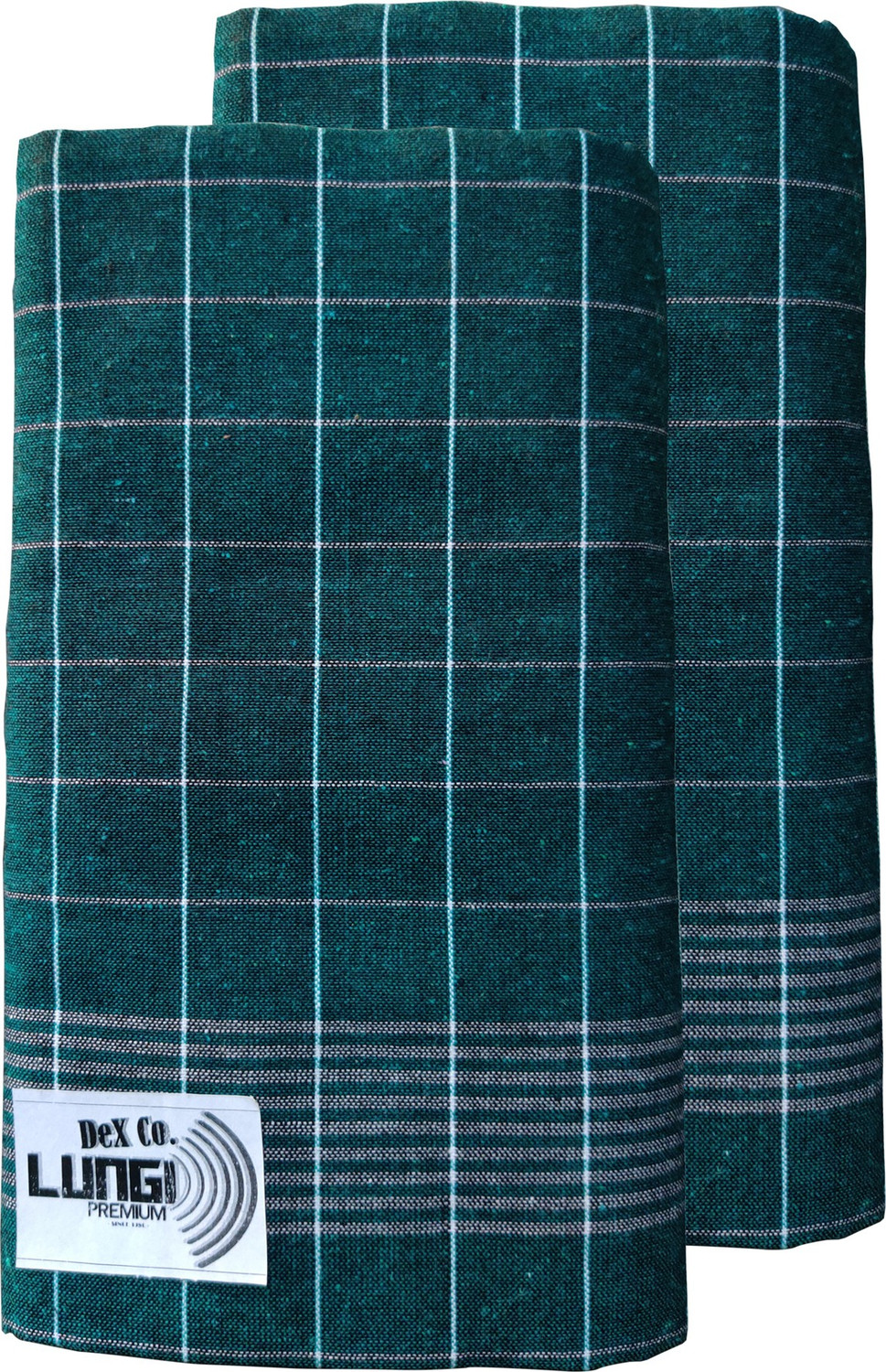 Image of DeX Co. Checkered Green Lungi