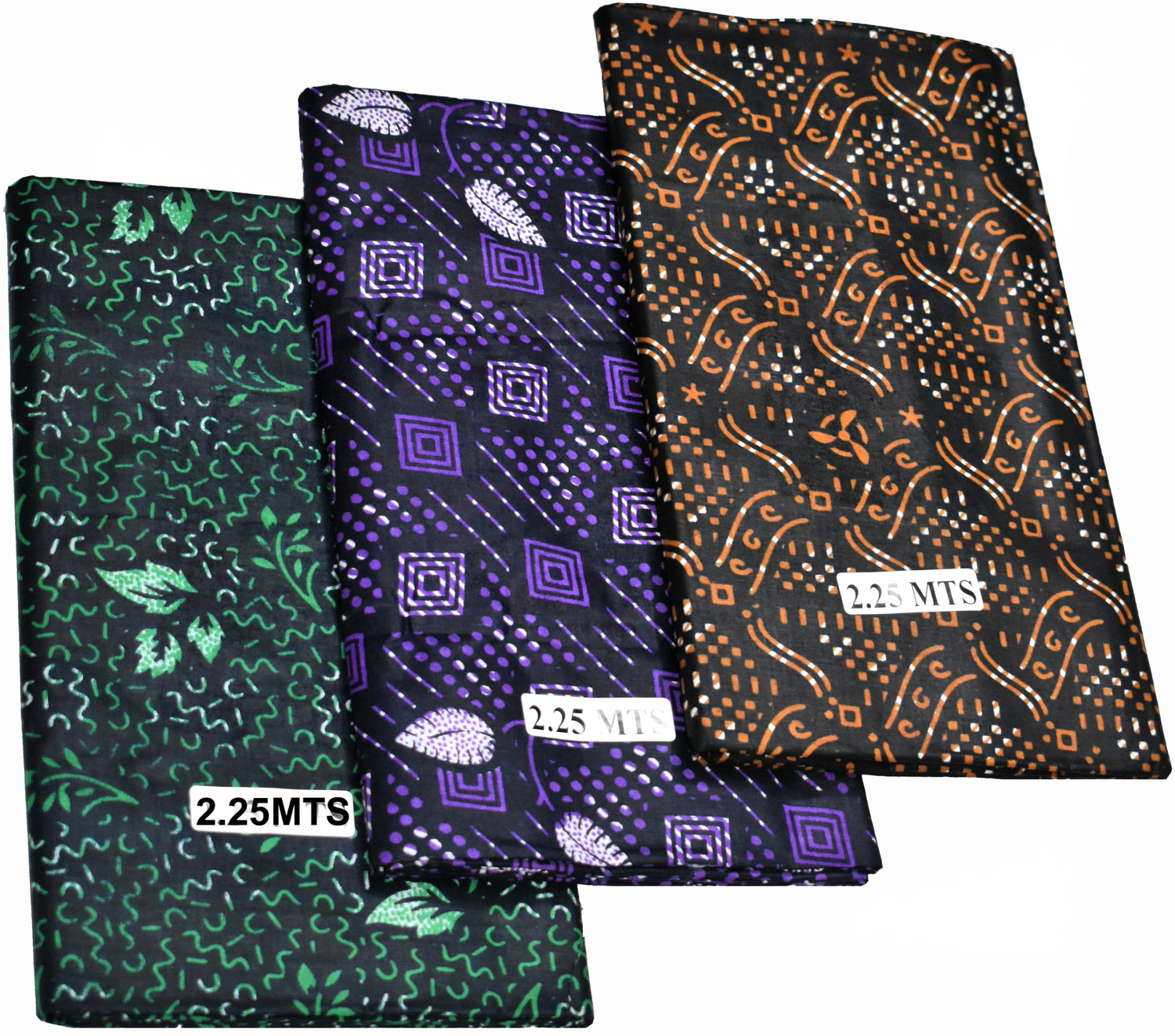 Image of TUNI MANI Floral Print Green, Purple, Brown Lungi