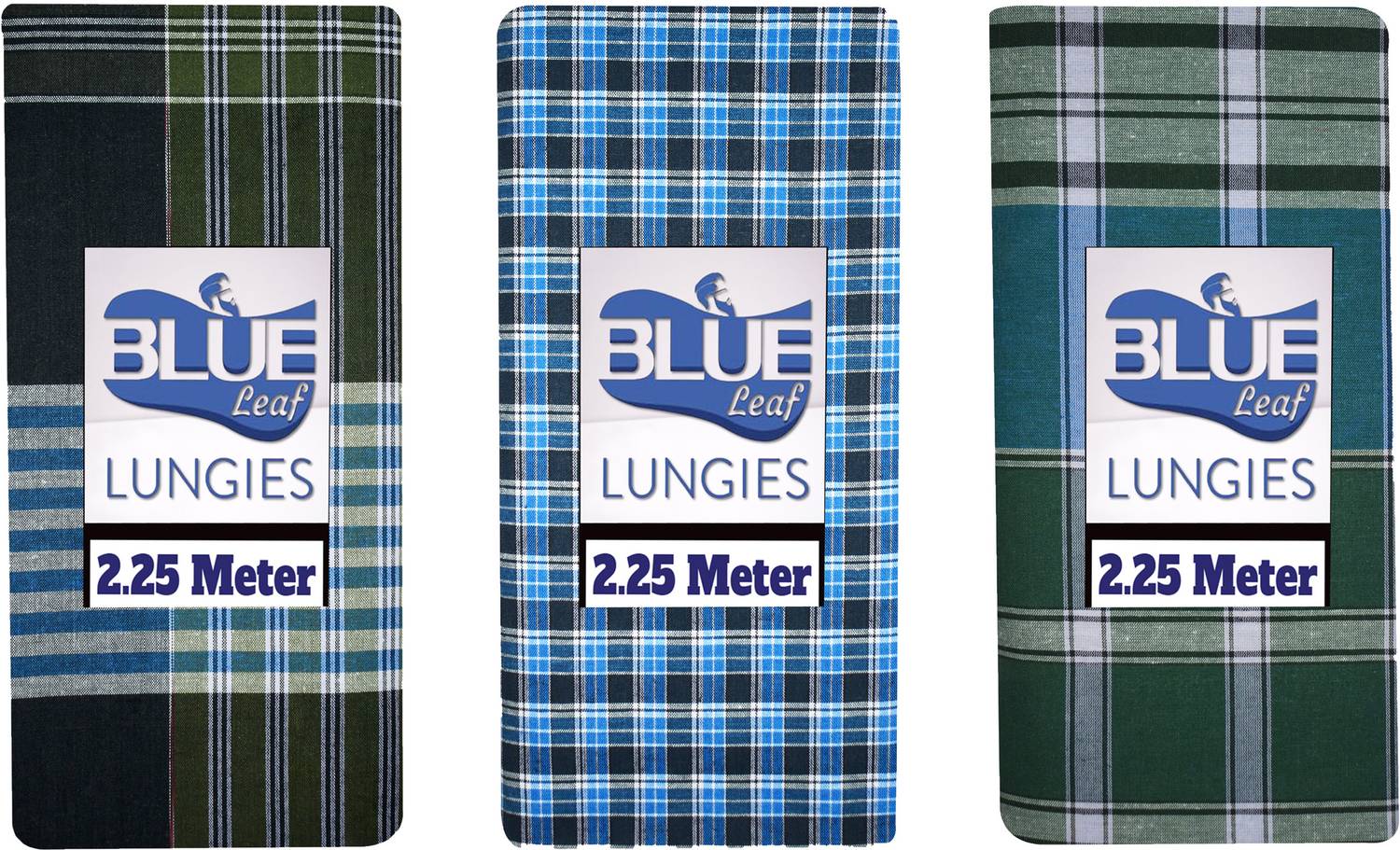 Blueleaf Checkered Multicolor Lungi