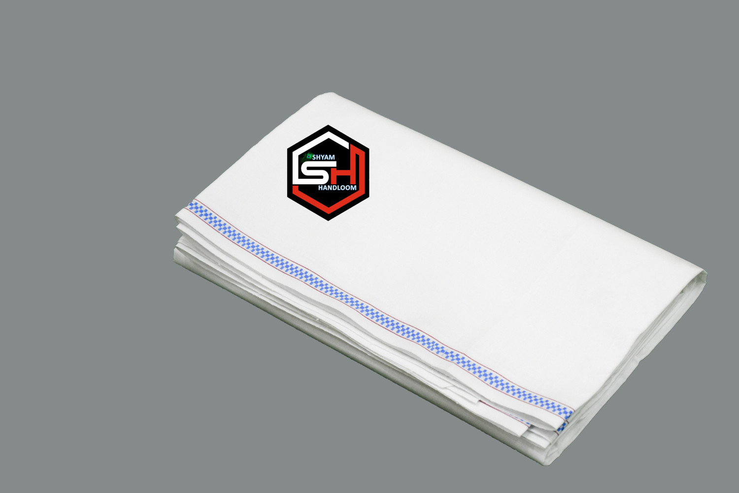 Image of Shyam handloom Solid White Lungi