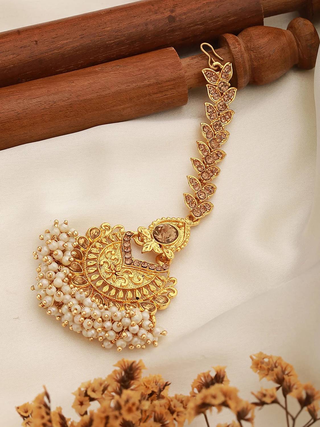 AATMANA Brass Maang Tikka