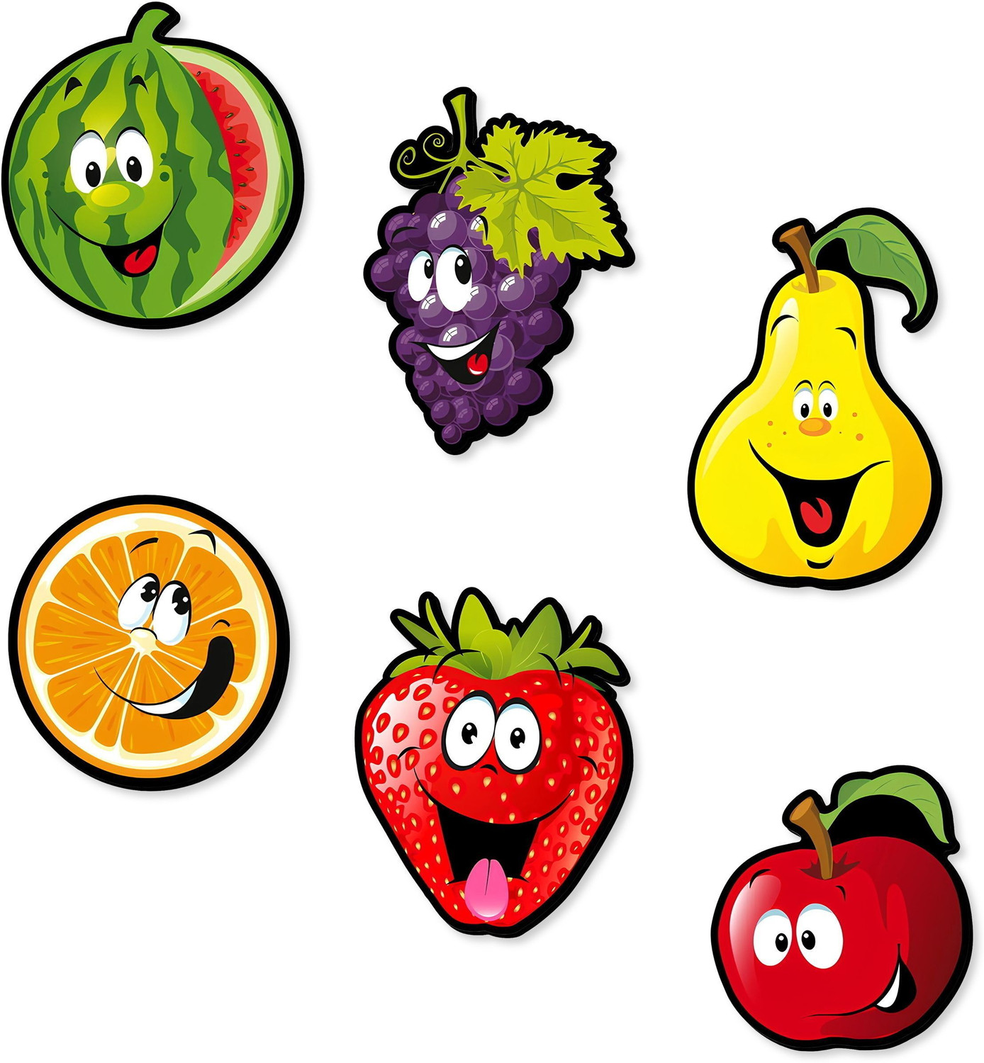 Image of Raptech Fridge Magnets Refrigerator Cute Designs for Home, Kitchen and Office Fridge Magnet Pack of 6