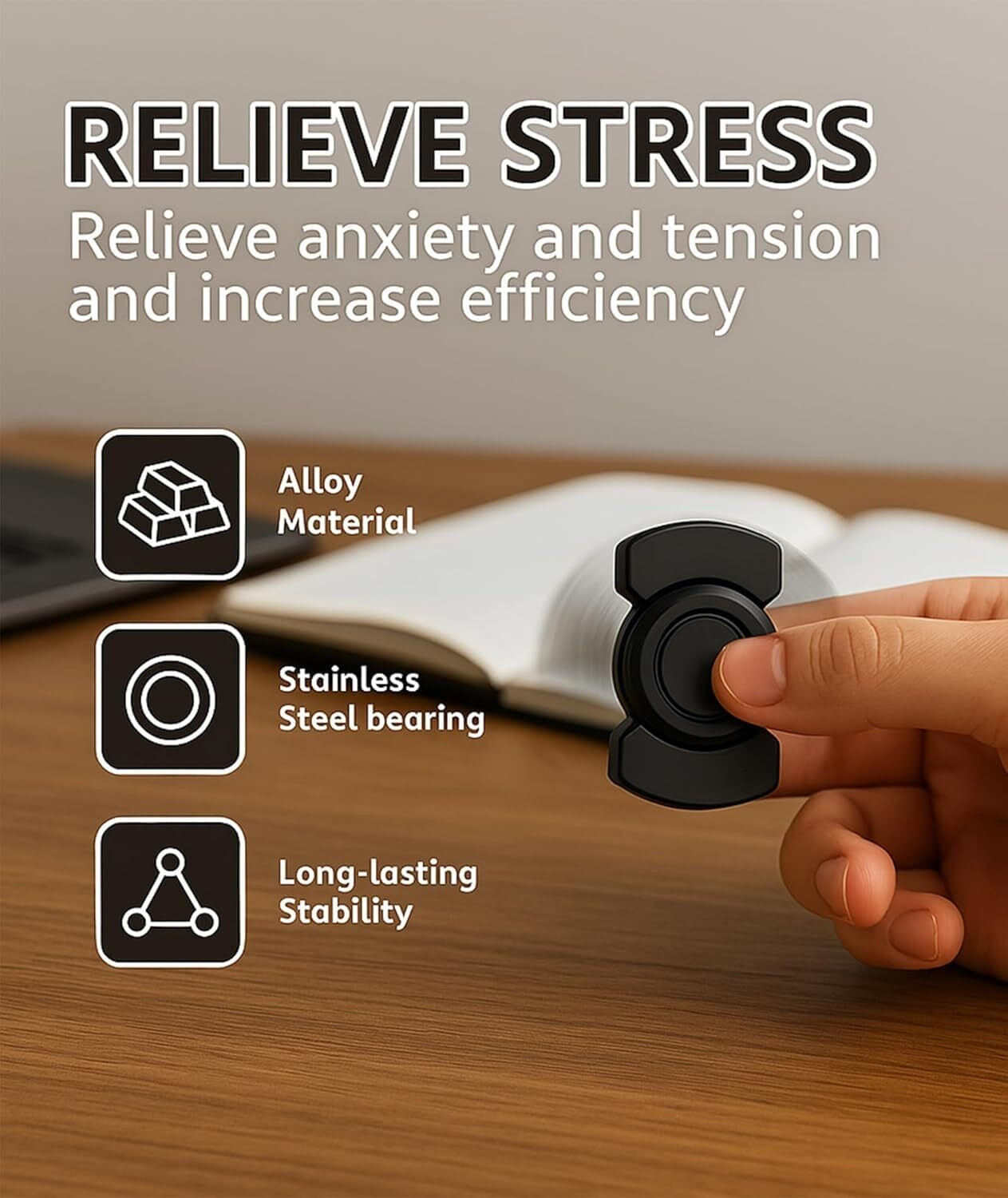 Image of Zwerlin Stress Relief Toys Adults, Stress Relief Gadgets Multipurpose Office Magnets Pack of 1