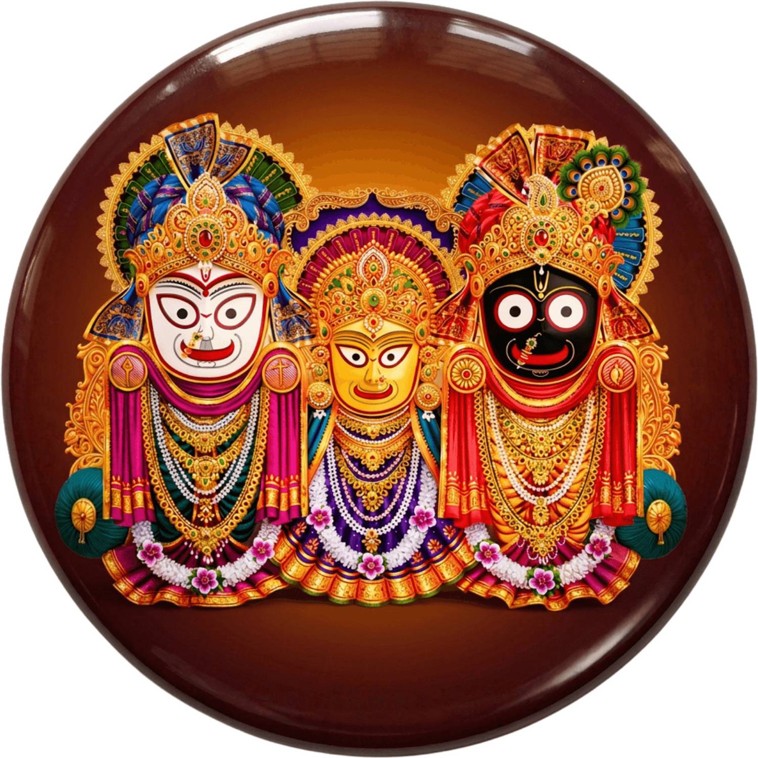 The ArteHouse Lord Jagannath Fridge Magnet Pack of 1