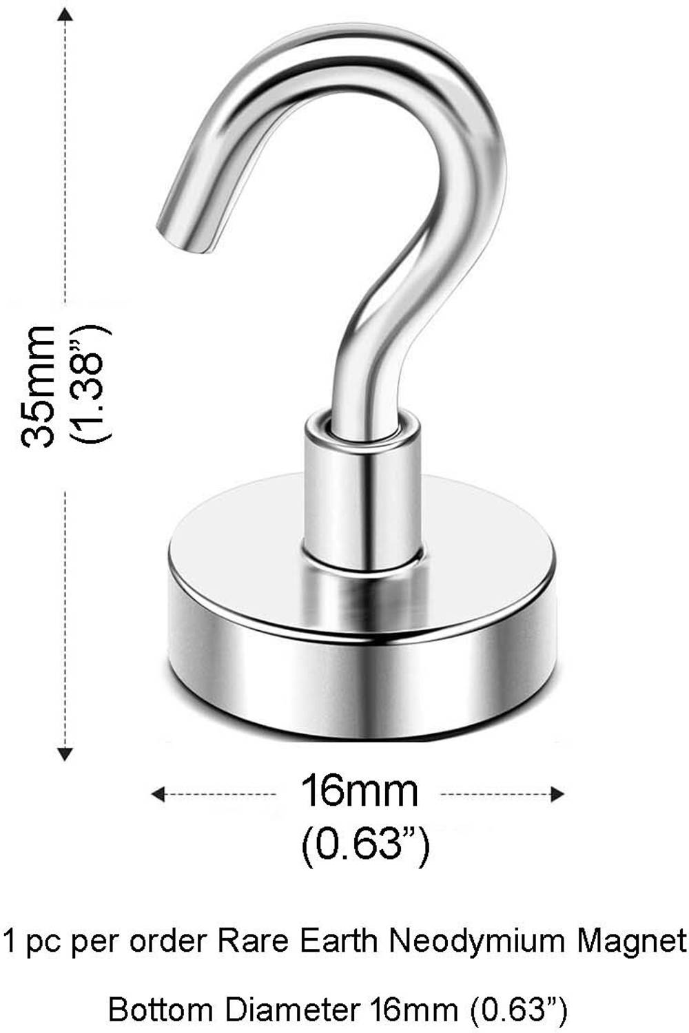 2fortheroad 333050(1pcs) NEODYMIUM Lifting Fishing Loading Recovery Retreival 1pcs Magnetic Pickup Tool