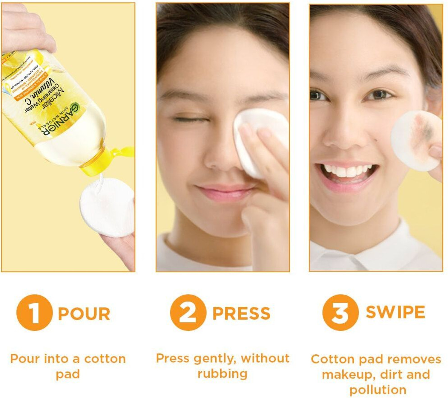 Image of GARNIER Vitamin C Micellar Water Makeup Remover