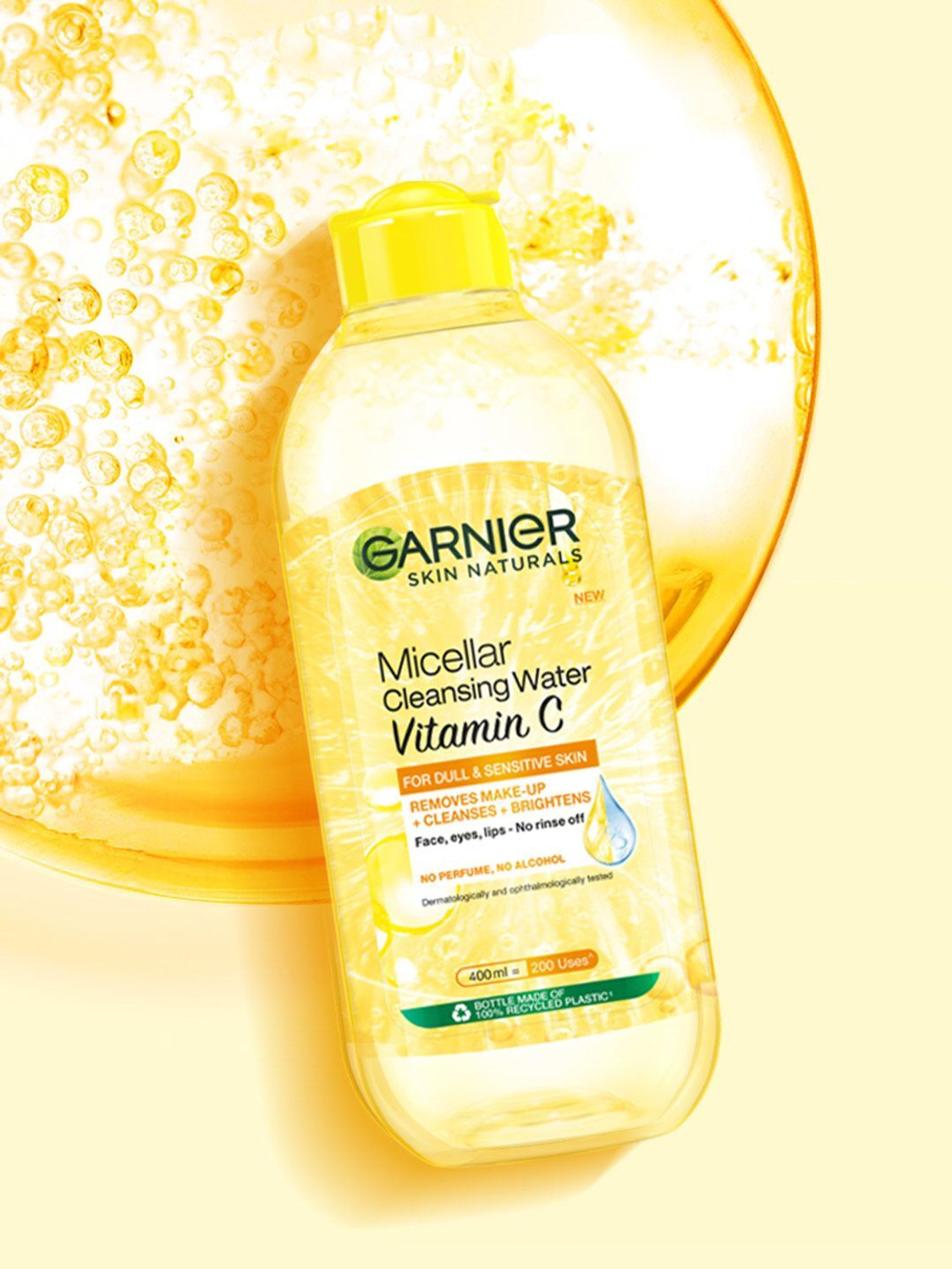 Image of GARNIER Vitamin C Micellar Water Makeup Remover