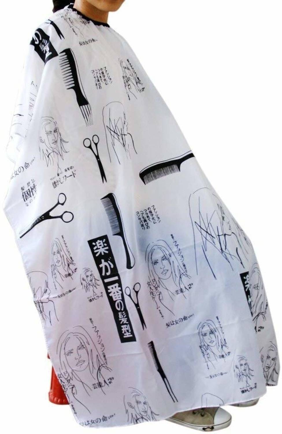 BM RETAIL Polyester Hairdressing Hair Cloth Waterproof Shampoo Cutting Cape Scissors Salon Makeup Apron