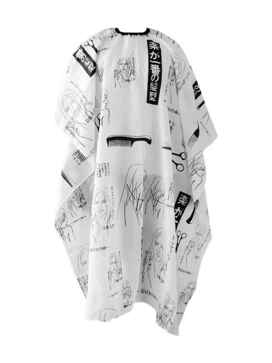 BEAUTRISTRO Hairdressing Gown Cape Hair Cutting Kits Hair Design Cut Salon Hairstylist Barber Cloth Wrap Protect Makeup Apron