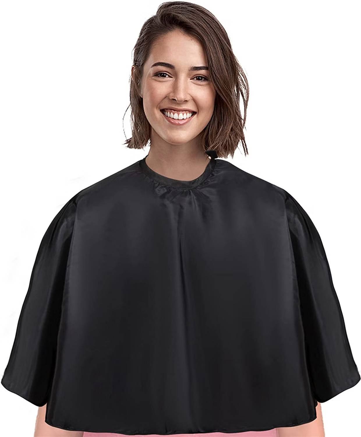 BM RETAIL Short Barber Cape Waterproof Nylon Salon Hair Cutting Makeup Apron Makeup Makeup Apron
