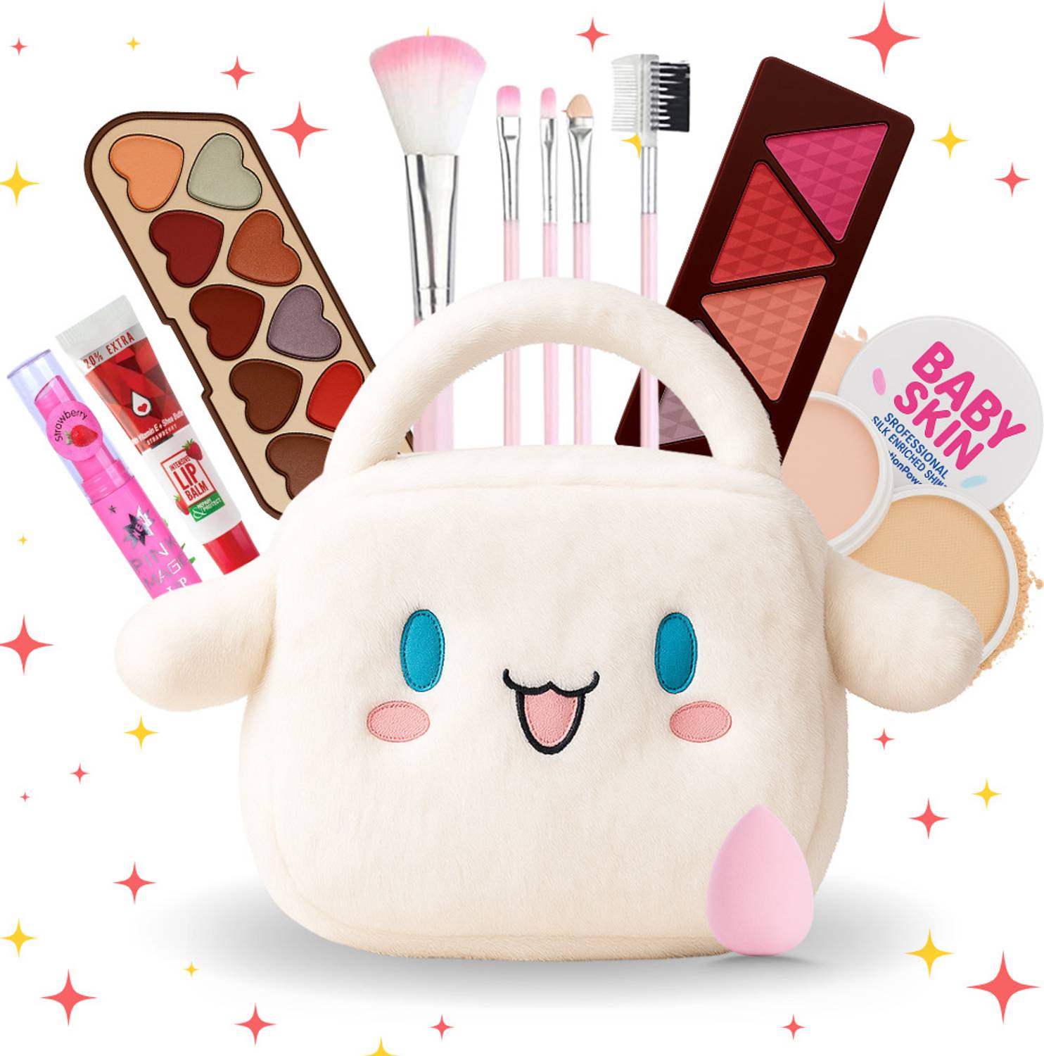 Linivya Makeup Kit for Girls & Teens with Cute Kuromi Bag