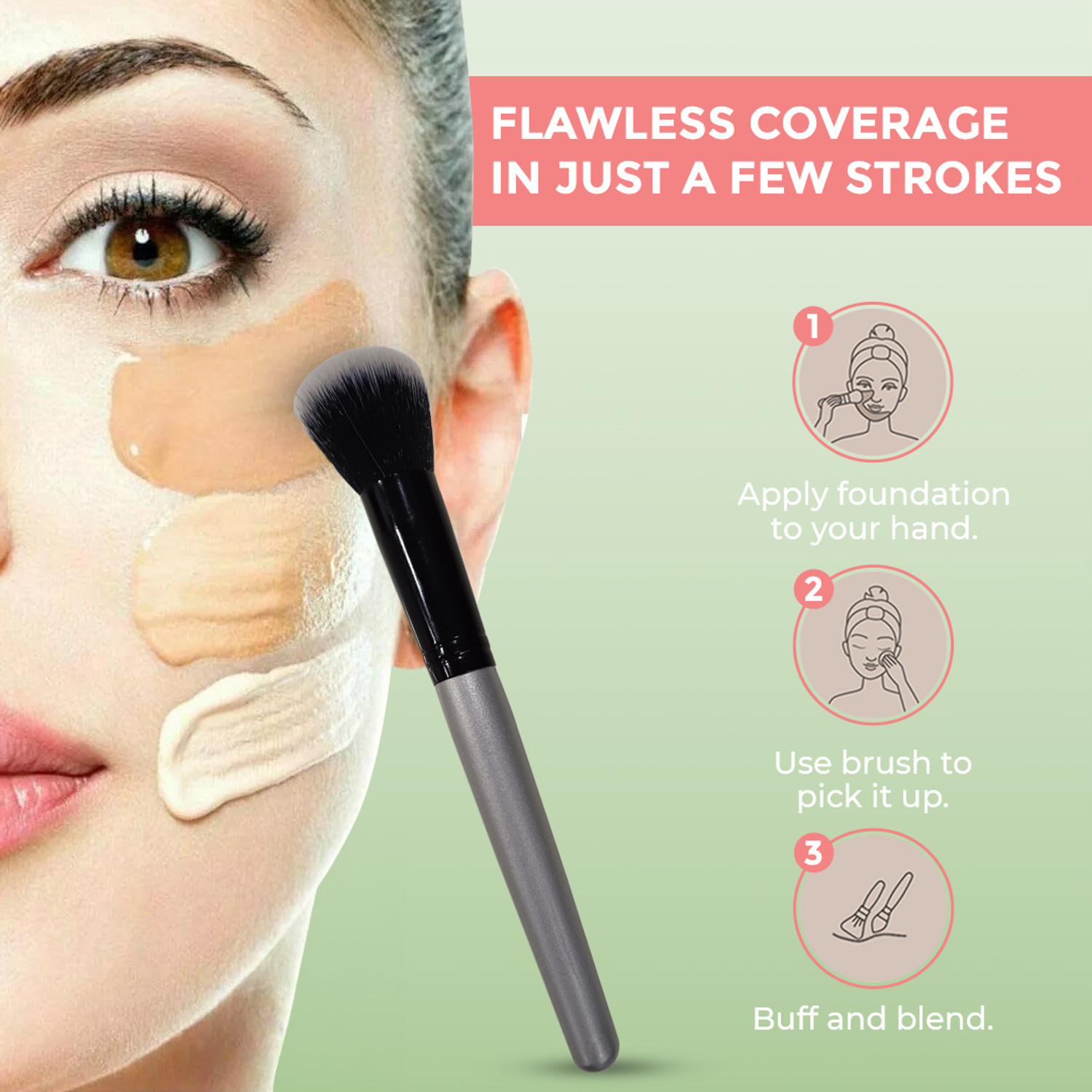 Image of Sanfe Foundation Brush Seamless Blend