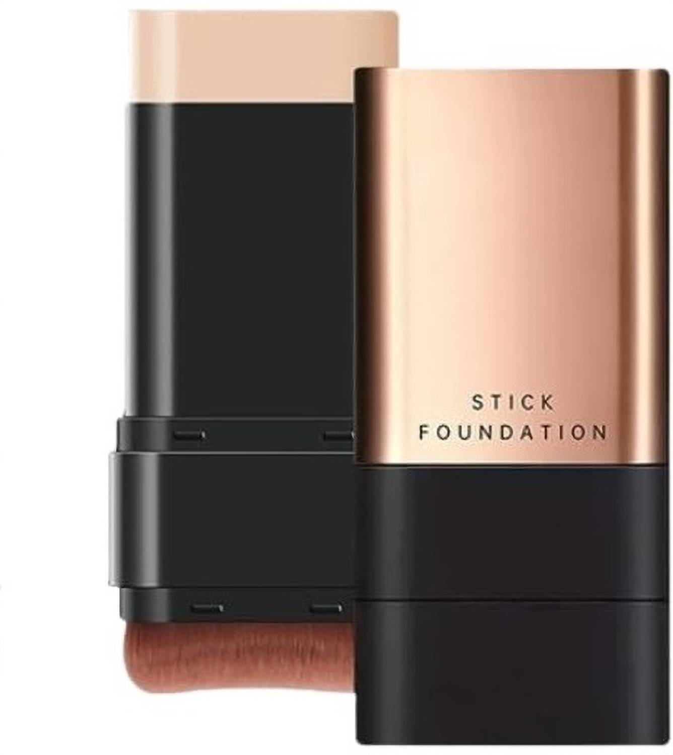 ARDAKI 2In1 Luxury Flawless Eraser Foundation Stick, Korean Hydrating Lightweight Stick Foundation