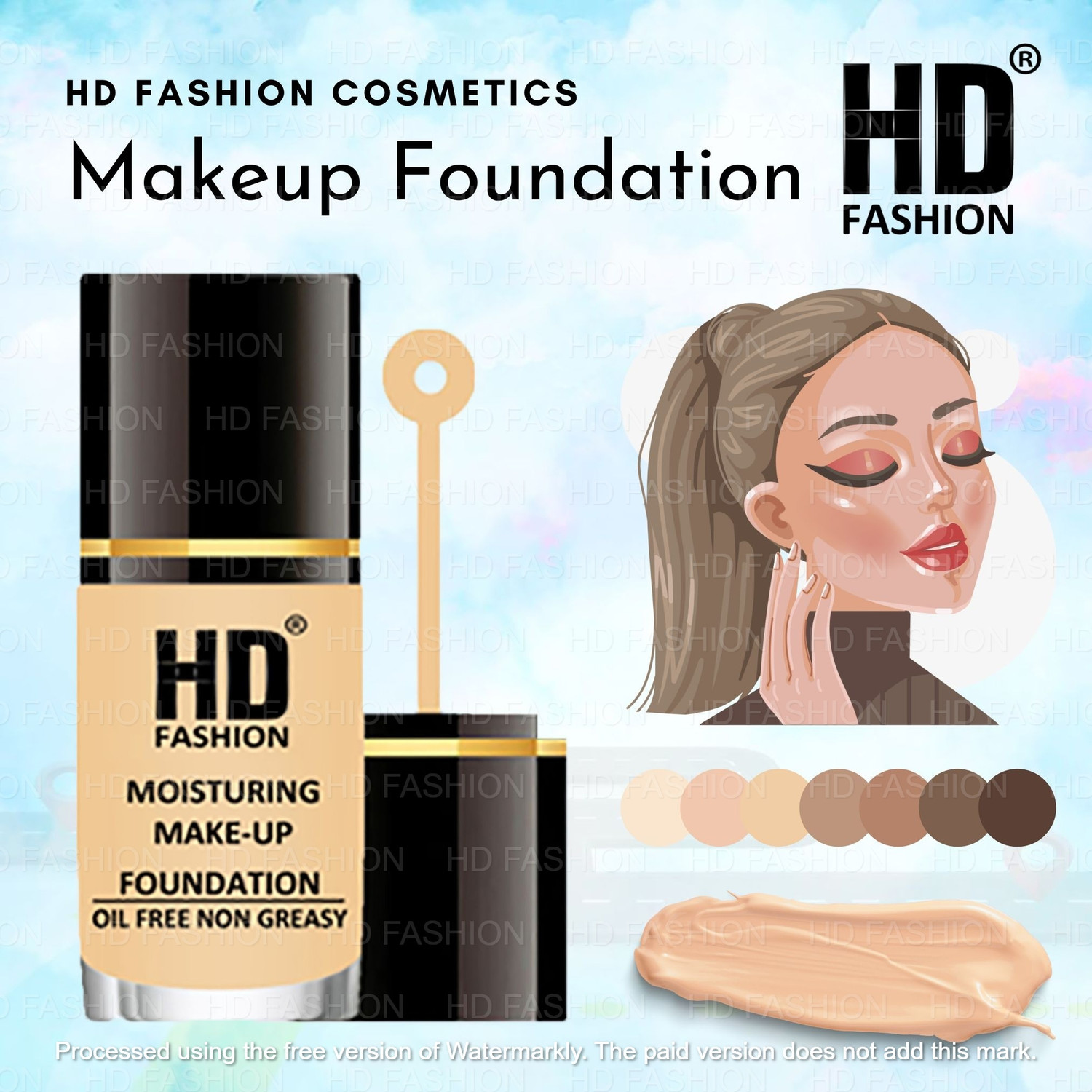 Image of HD Fashion Makeup Kit Combo Full Set for Women-All Essentials Beauty Gift set for Girls 316