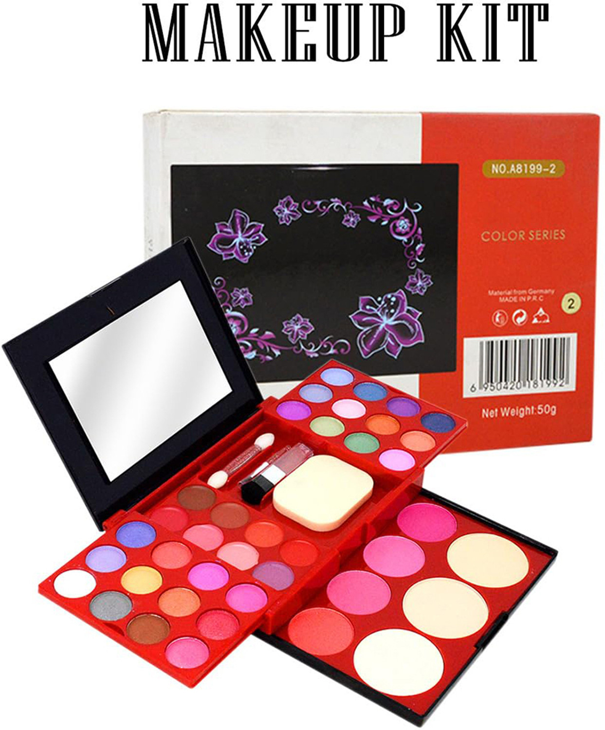 Image of ads 39 Colors makeup kit & Lipstick (pink, 4.2 g )