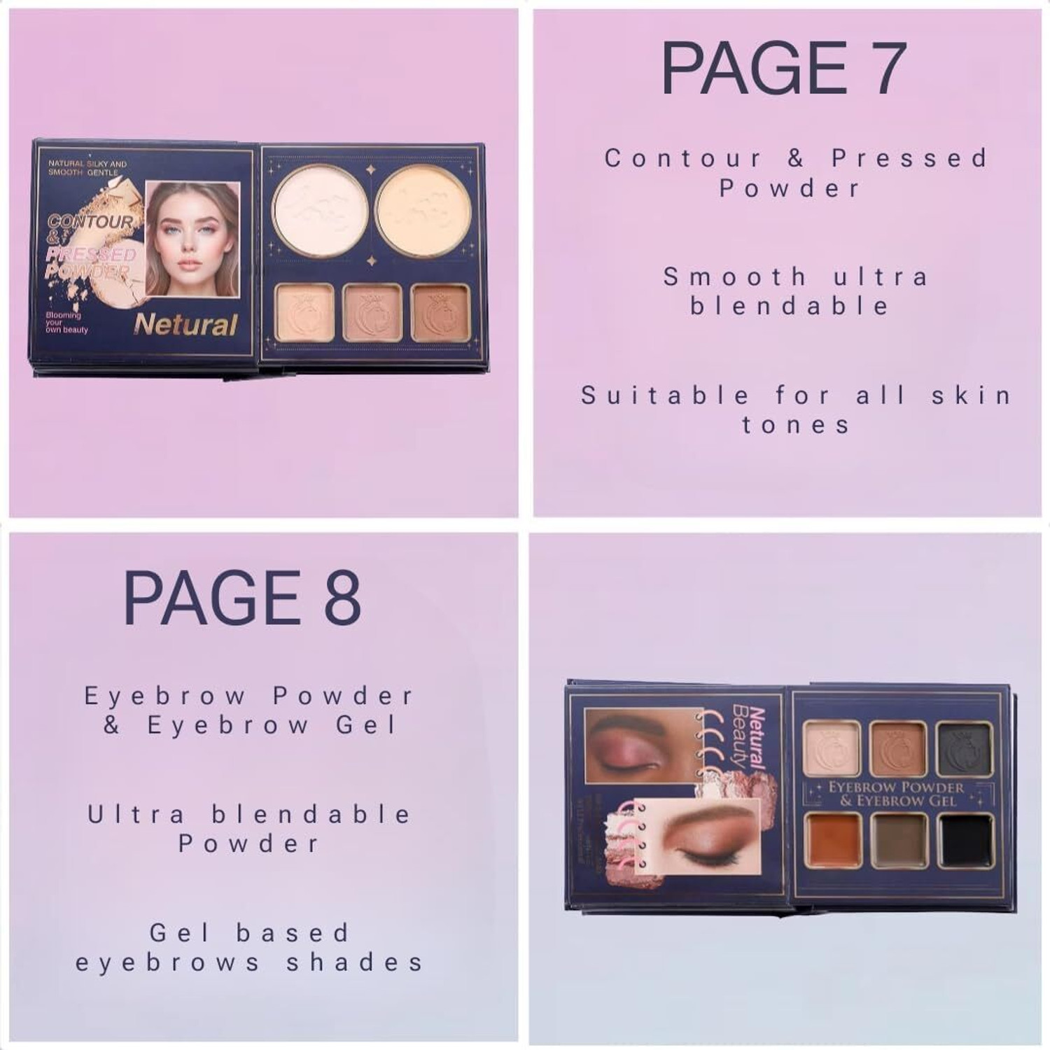Image of Airi creations AC All in One Professional Makeup Book 8 in 1 Kit for Women