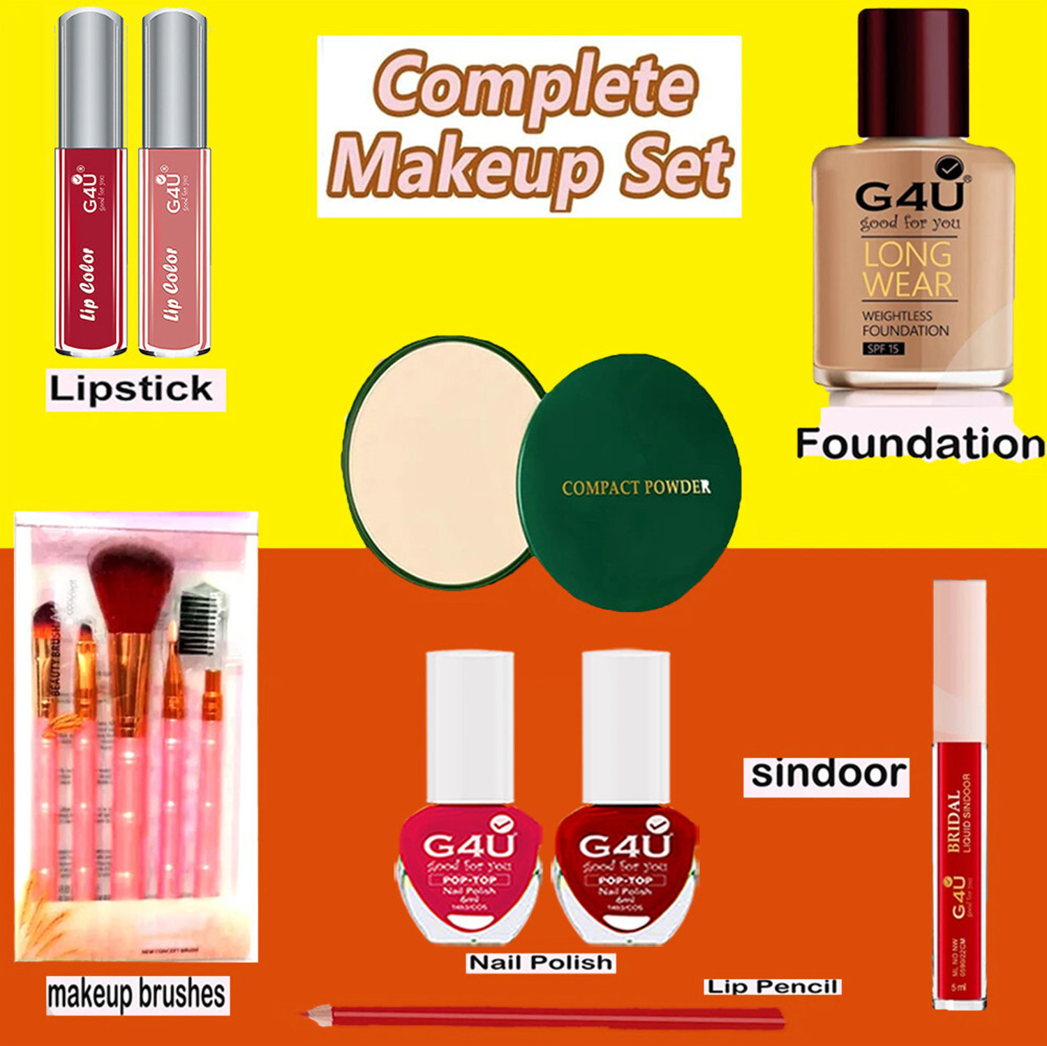 Image of G4U Complete Makeup Kit for Women 11092024A52
