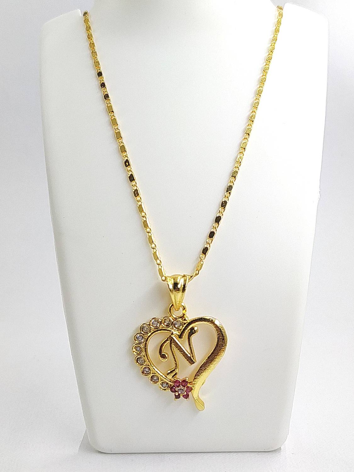 3SIX5 Latest Ethnic Designer Classy Initial Letter Women's Pride Daily Wear Mangalsutra Alloy Mangalsutra