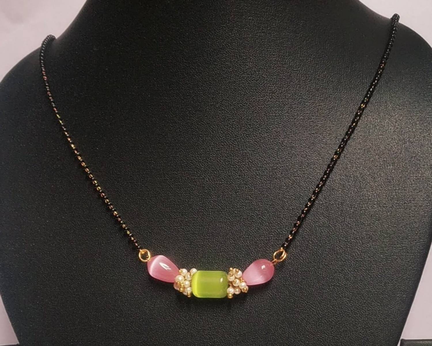 Aviman Creations Crystal Mangalsutra