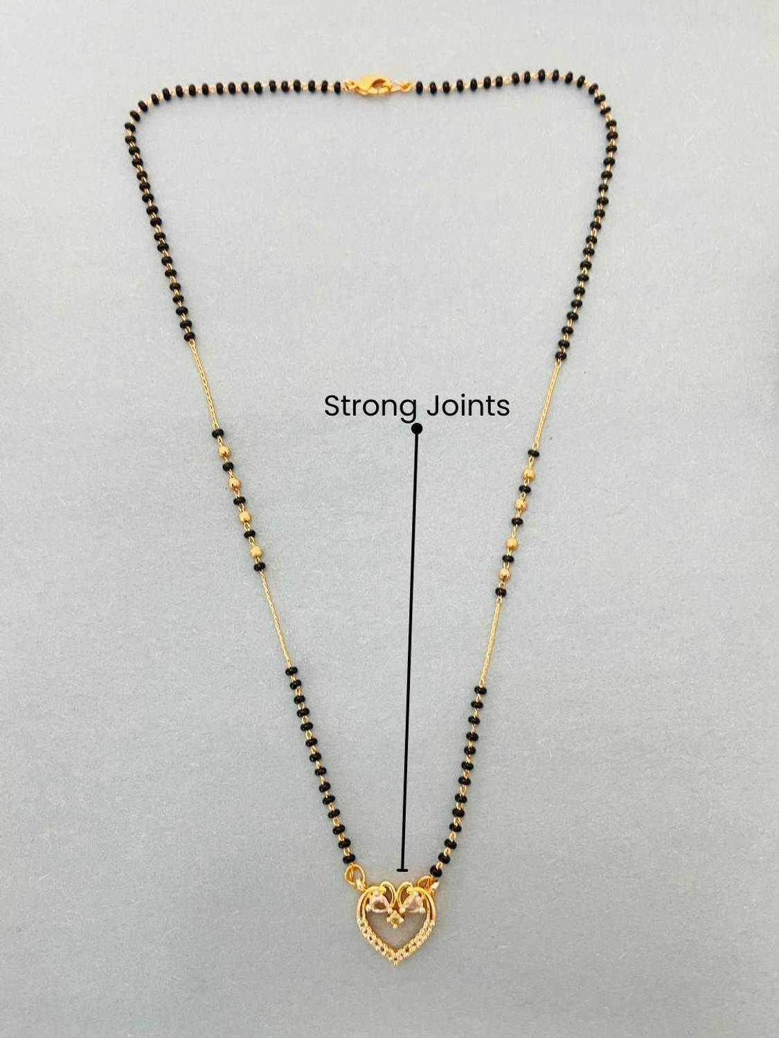 JewelryMiguel 18 inch Brass Mangalsutra - Image 2