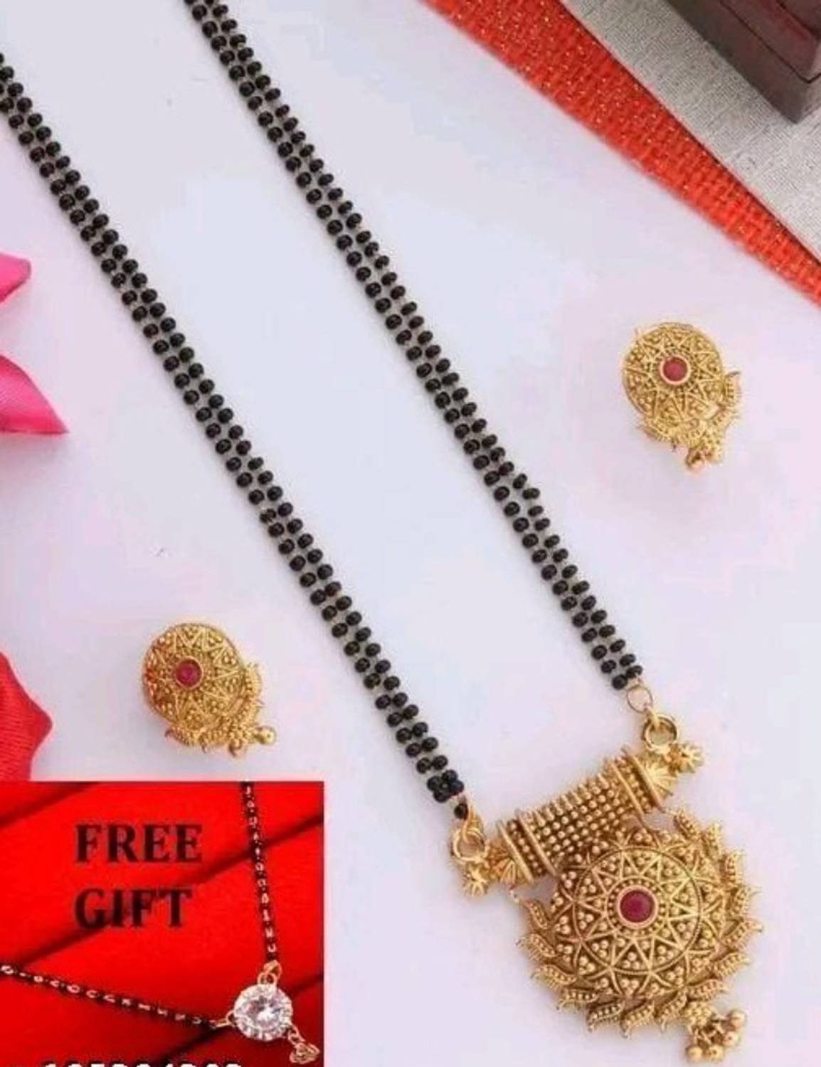 Bhumi09 Brass Mangalsutra