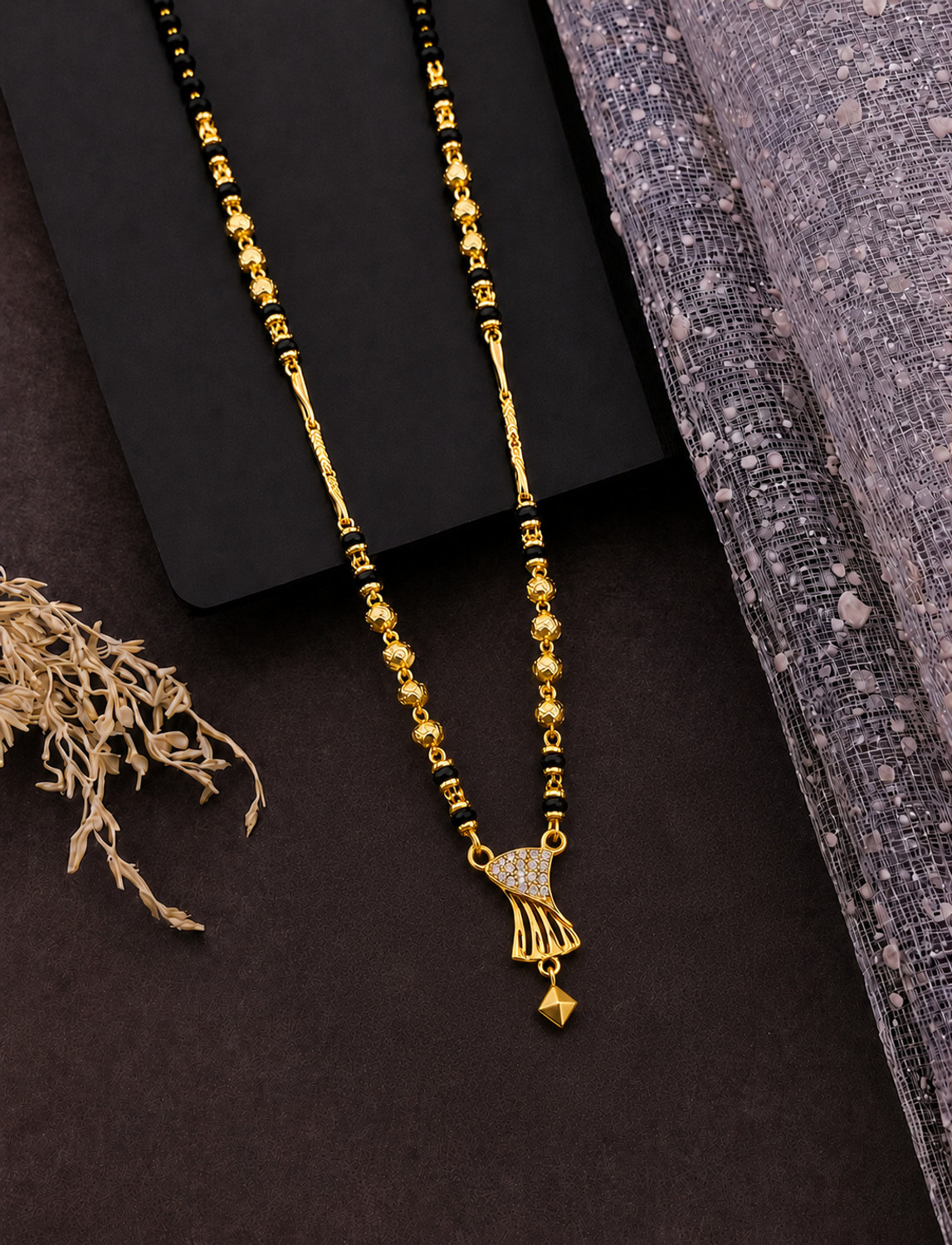 Image of kmarco New Trending Brass Gold-Plated Mangalsutra For Women | Design 2025 2026 | Brass Mangalsutra