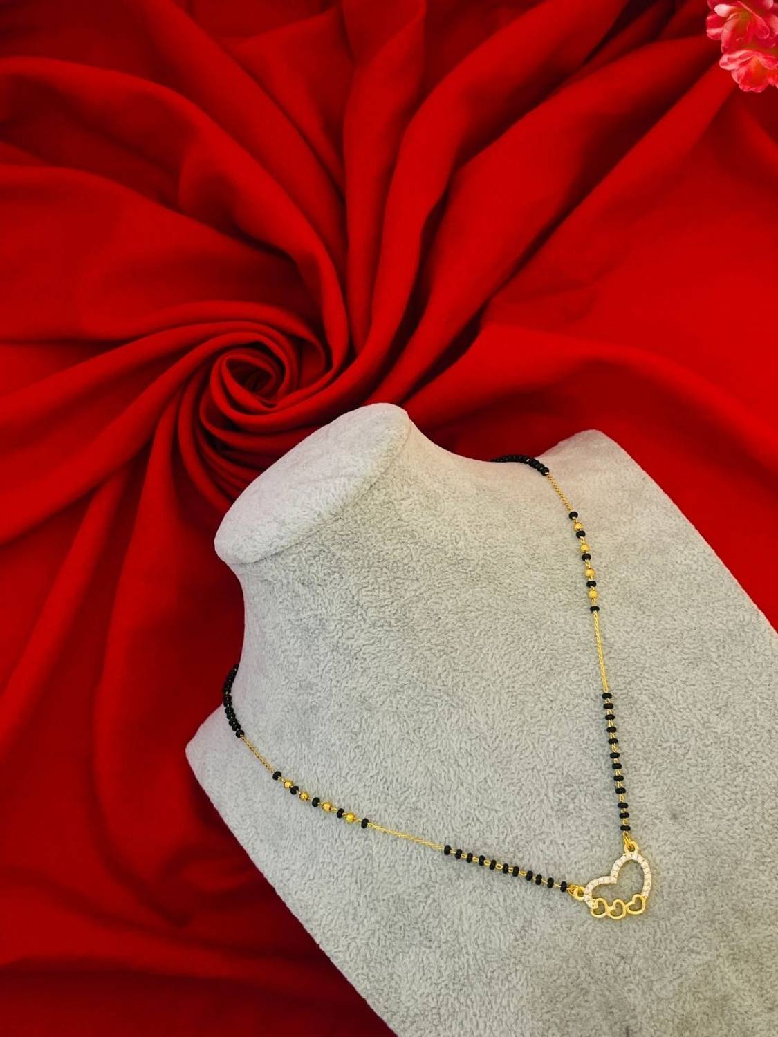 Rivora Gold Mangalsutra Short Chain - Image 1
