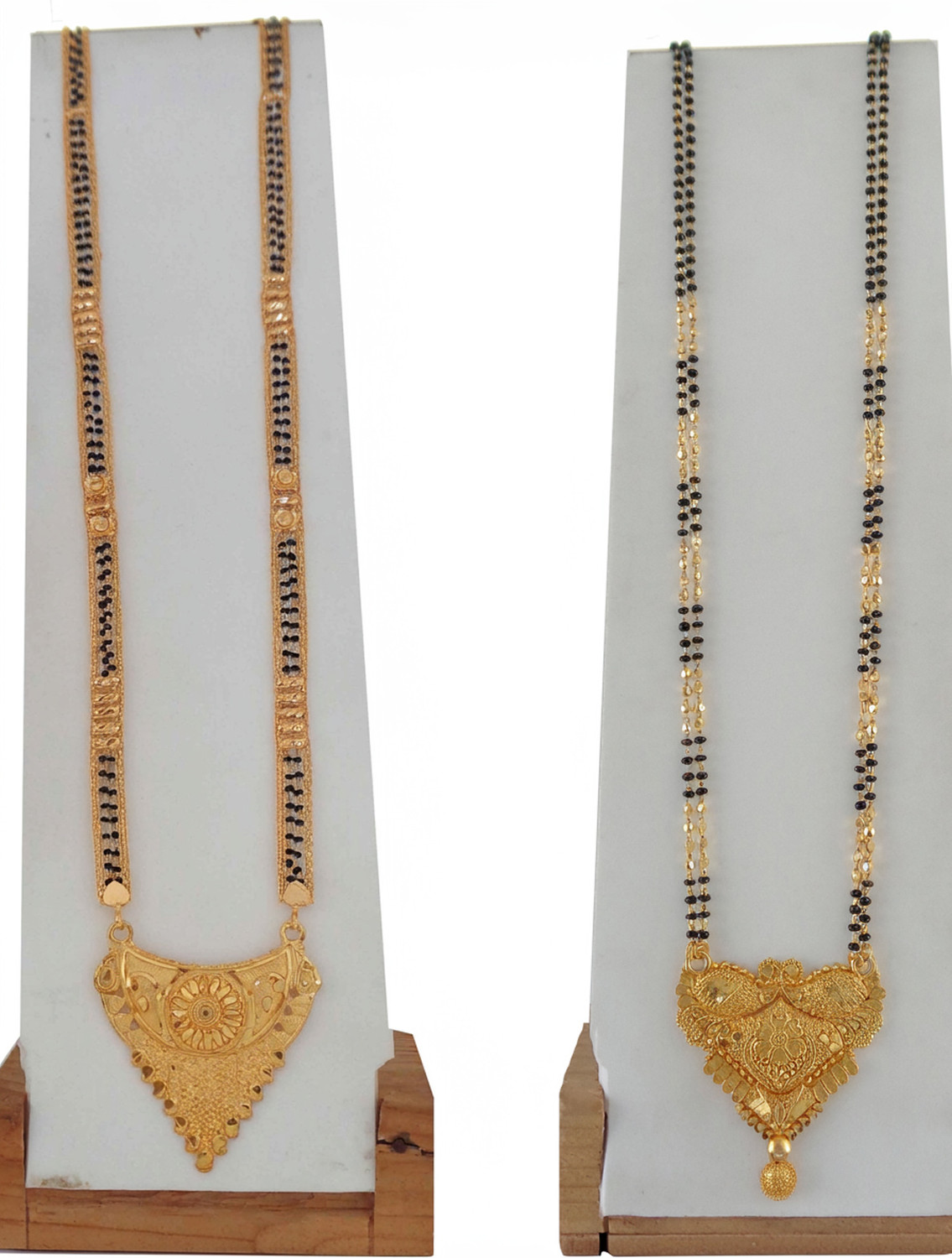 Image of RAMDEV ART FASHION JEWELLERY Stylish and Trendy Gold Mangalsutra Copper, Alloy, Metal Mangalsutra