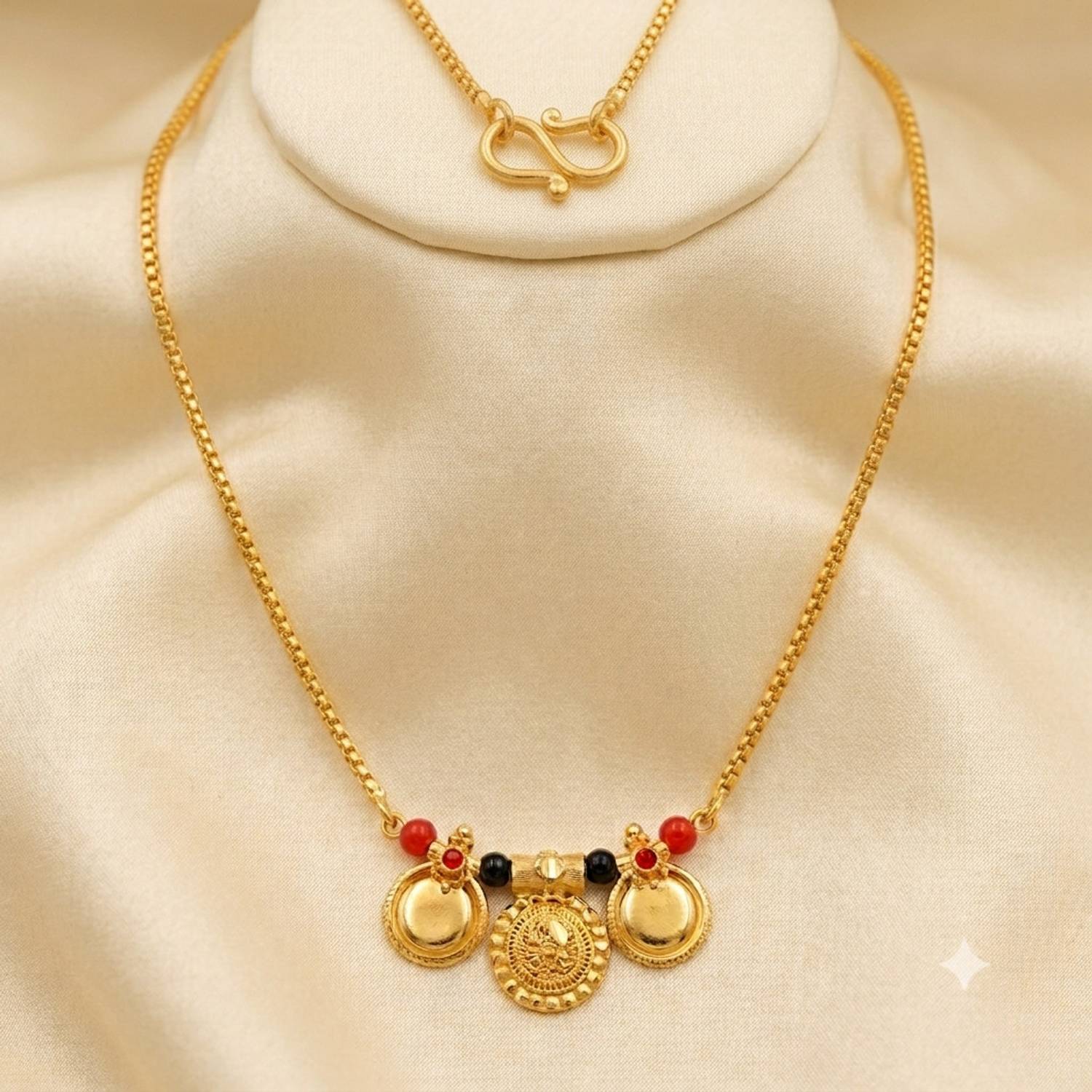 alexi 30"South Indian Vati Mangalsutra maharashtrian vati mangalsutra Brass Mangalsutra