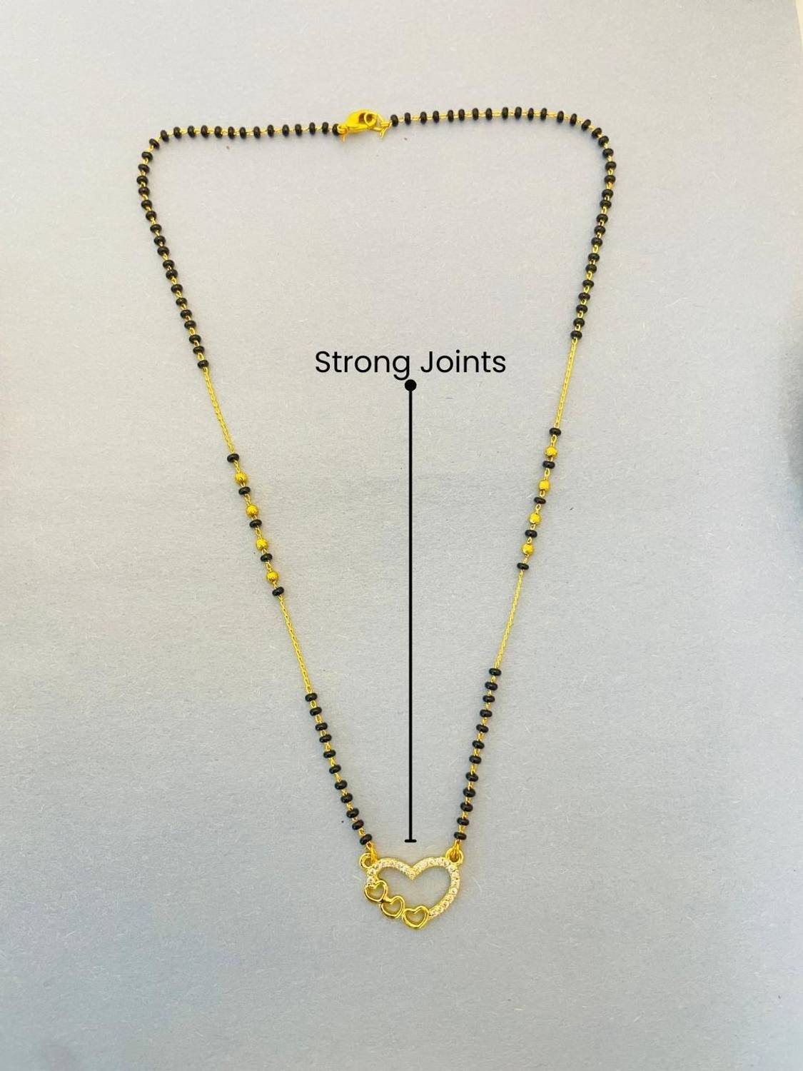 Rivora Gold Mangalsutra Short Chain - Image 2