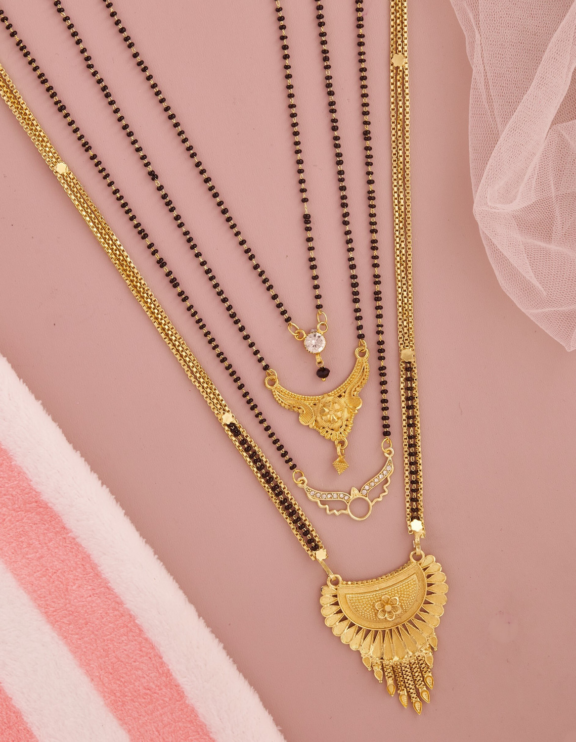 Image of bhanu diam brass mangalsutra Brass Mangalsutra