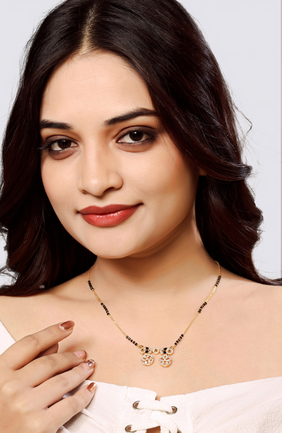 Image of StyleWithJankiii For Women and girls Daily & Party Wear - highlights versatility Brass Mangalsutra