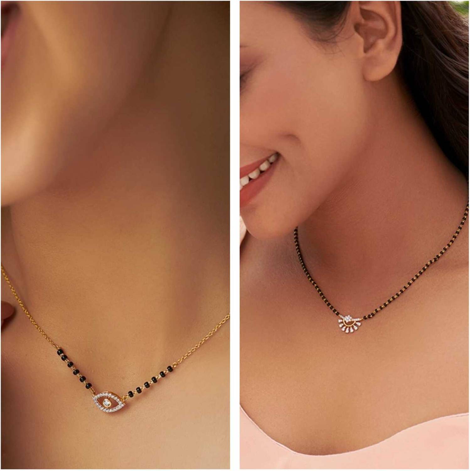 Bhumi09 Exclusive Design Combo Mangalsutra with Chain Alloy Mangalsutra