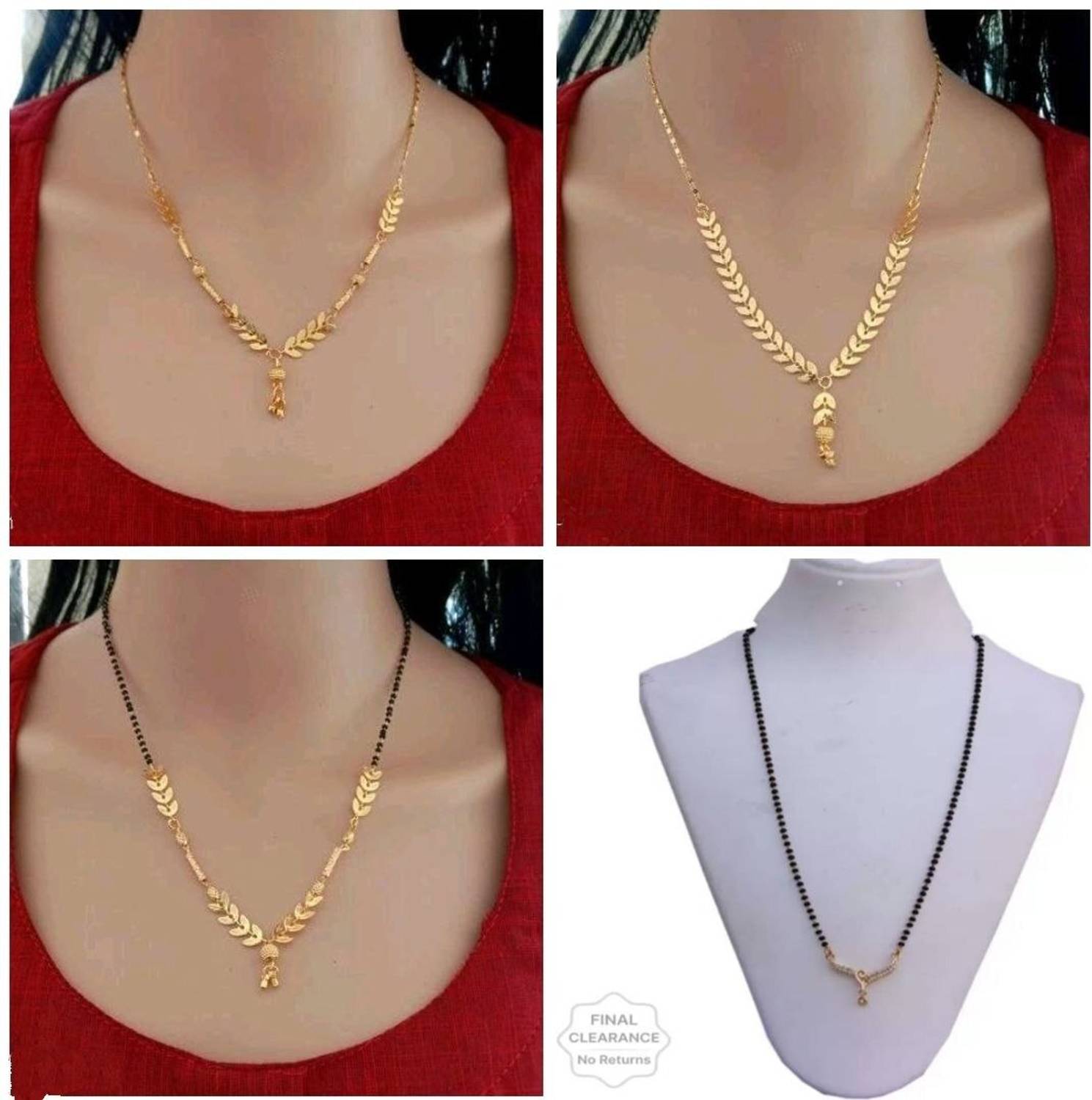 Bhumi09 Brass Mangalsutra