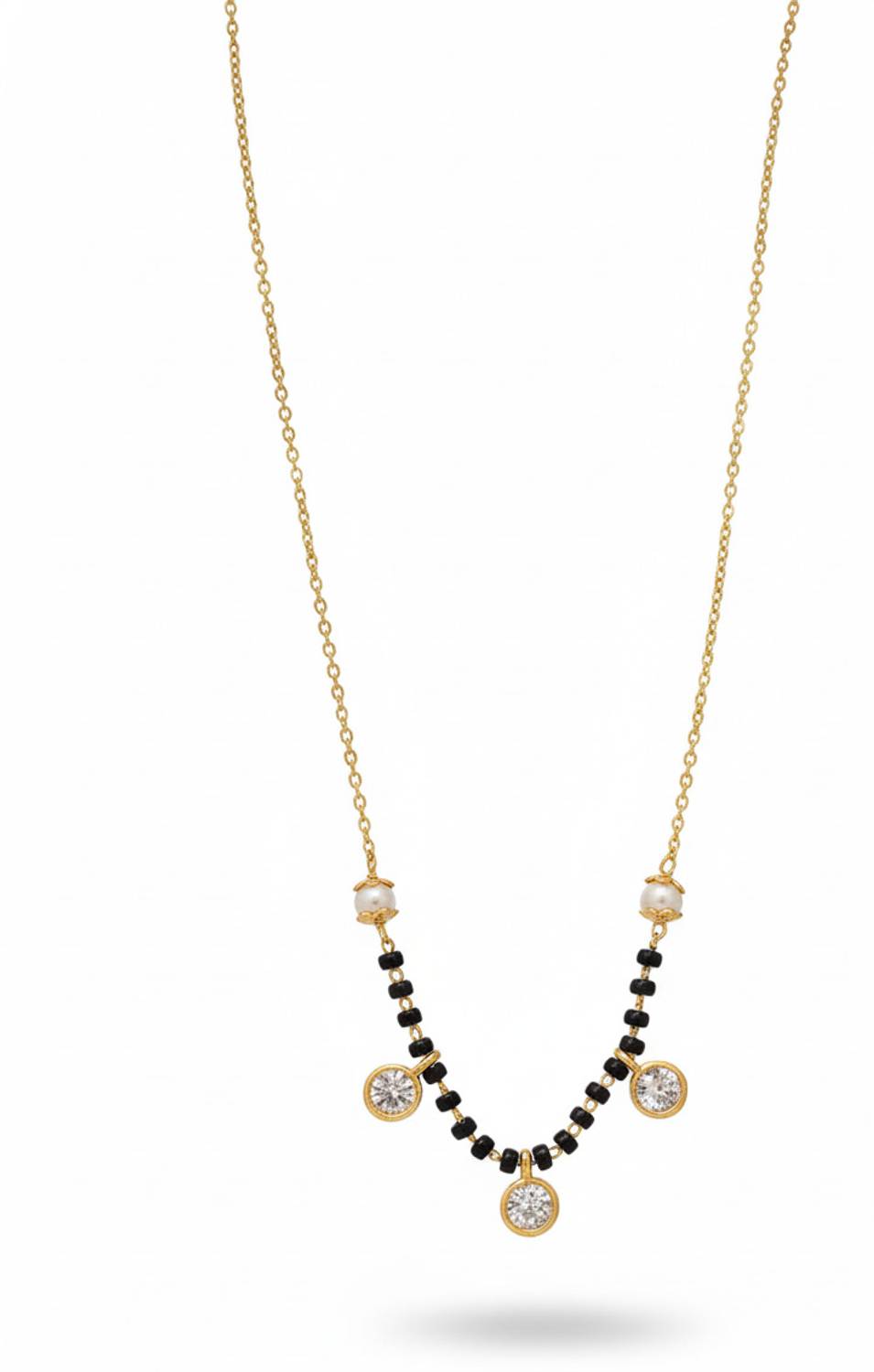 Artisanal Jewellery Beautiful & Trending Design chain Mangalsutra for Women Alloy Mangalsutra Brass Mangalsutra