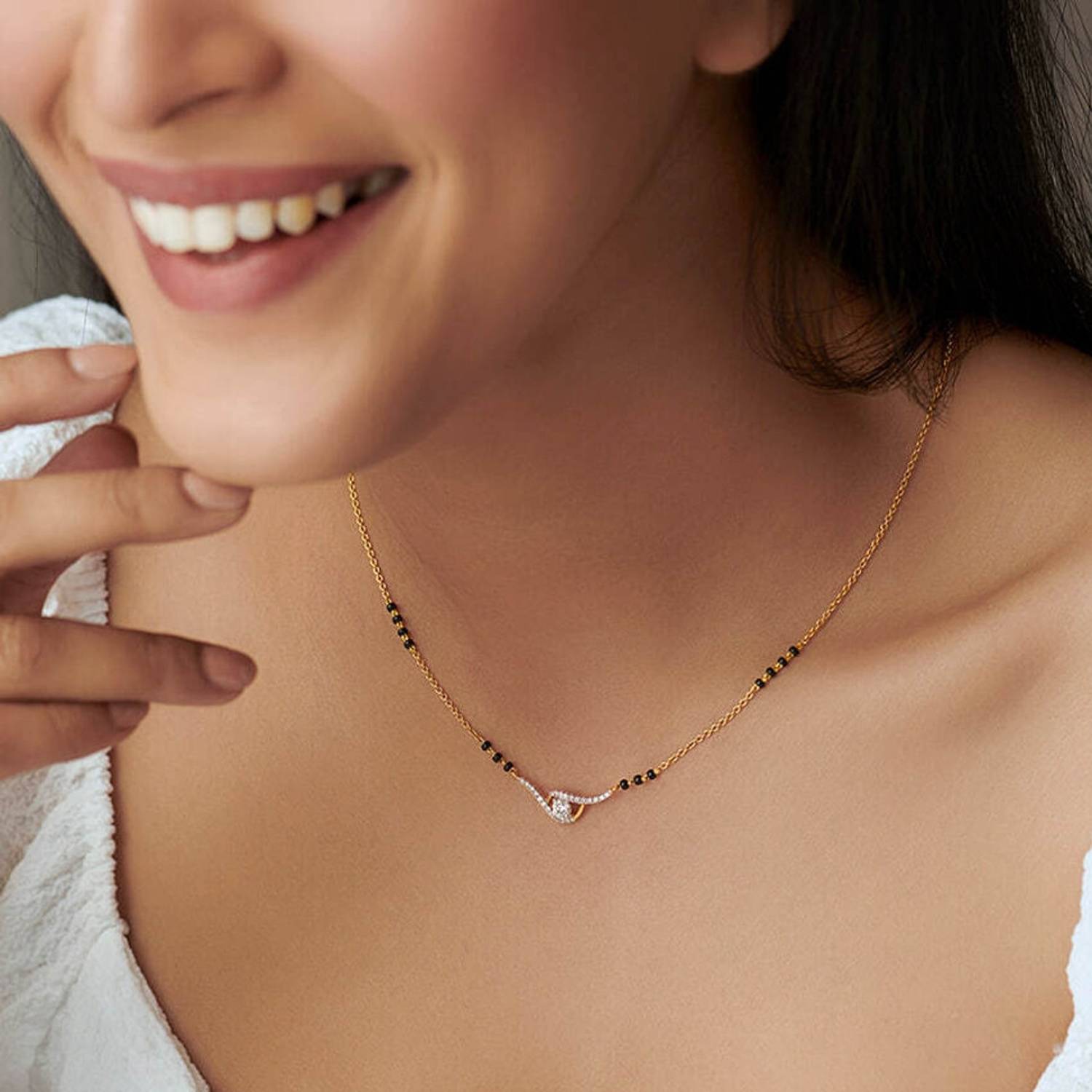 Bhumi09 Brass Mangalsutra