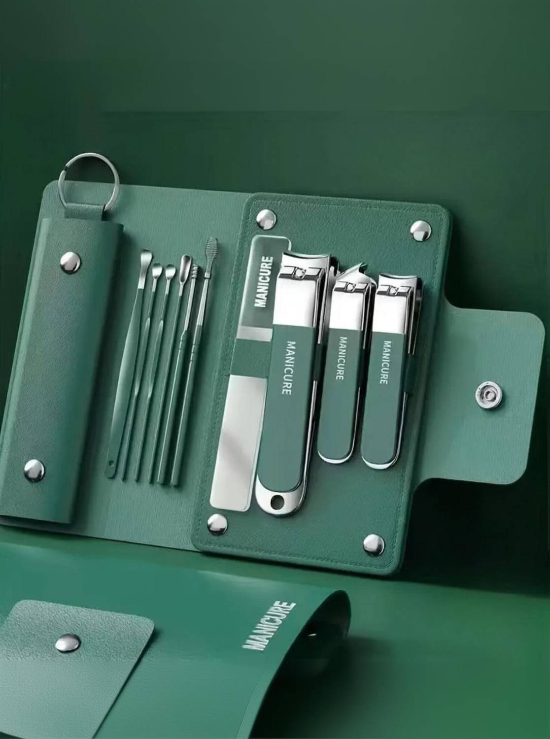 A'Ashetica Stainless Steel Manicure Pedicure Kit, Nail Cutter Set
