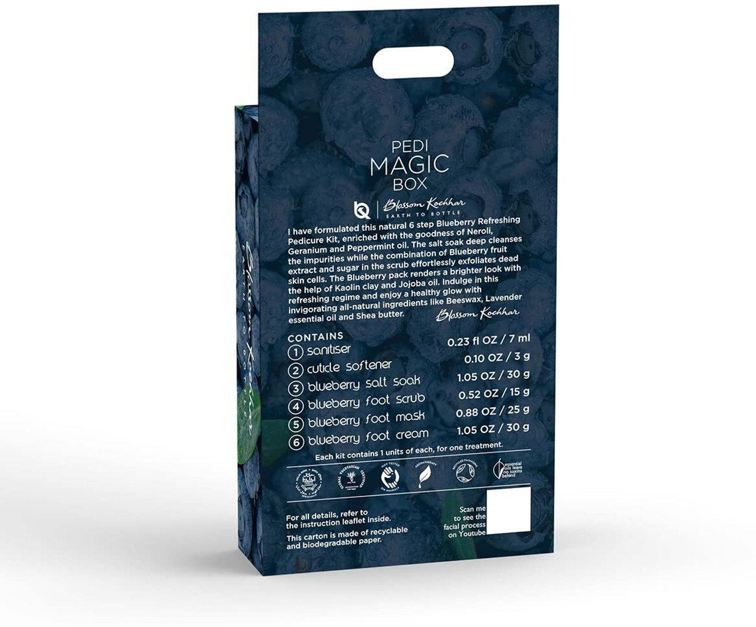 Image of Aroma Magic Blue Berry Manicure & Pedicure Kit