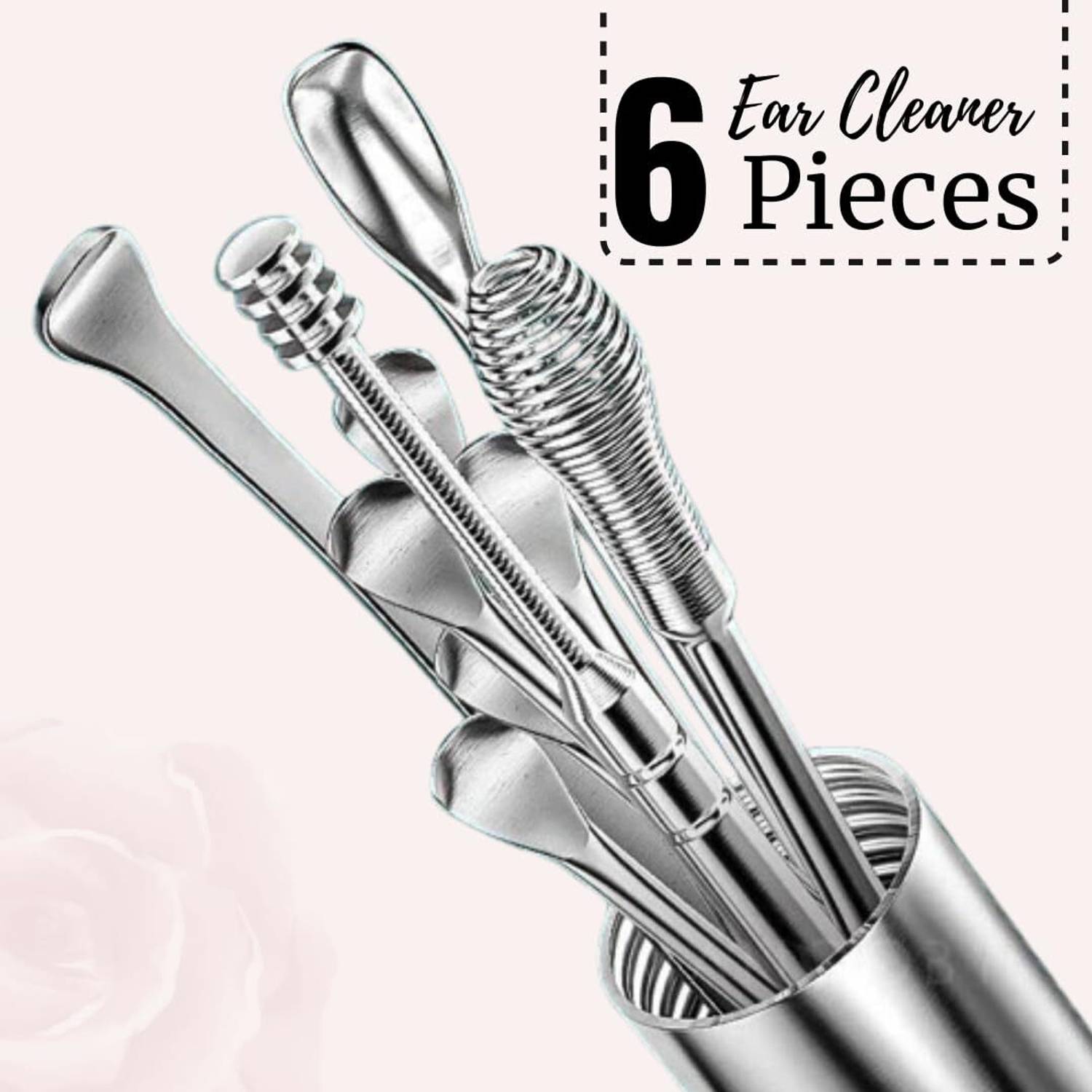 Easymart Ear Wax Cleaner Kit with Spring Curette - Image 2