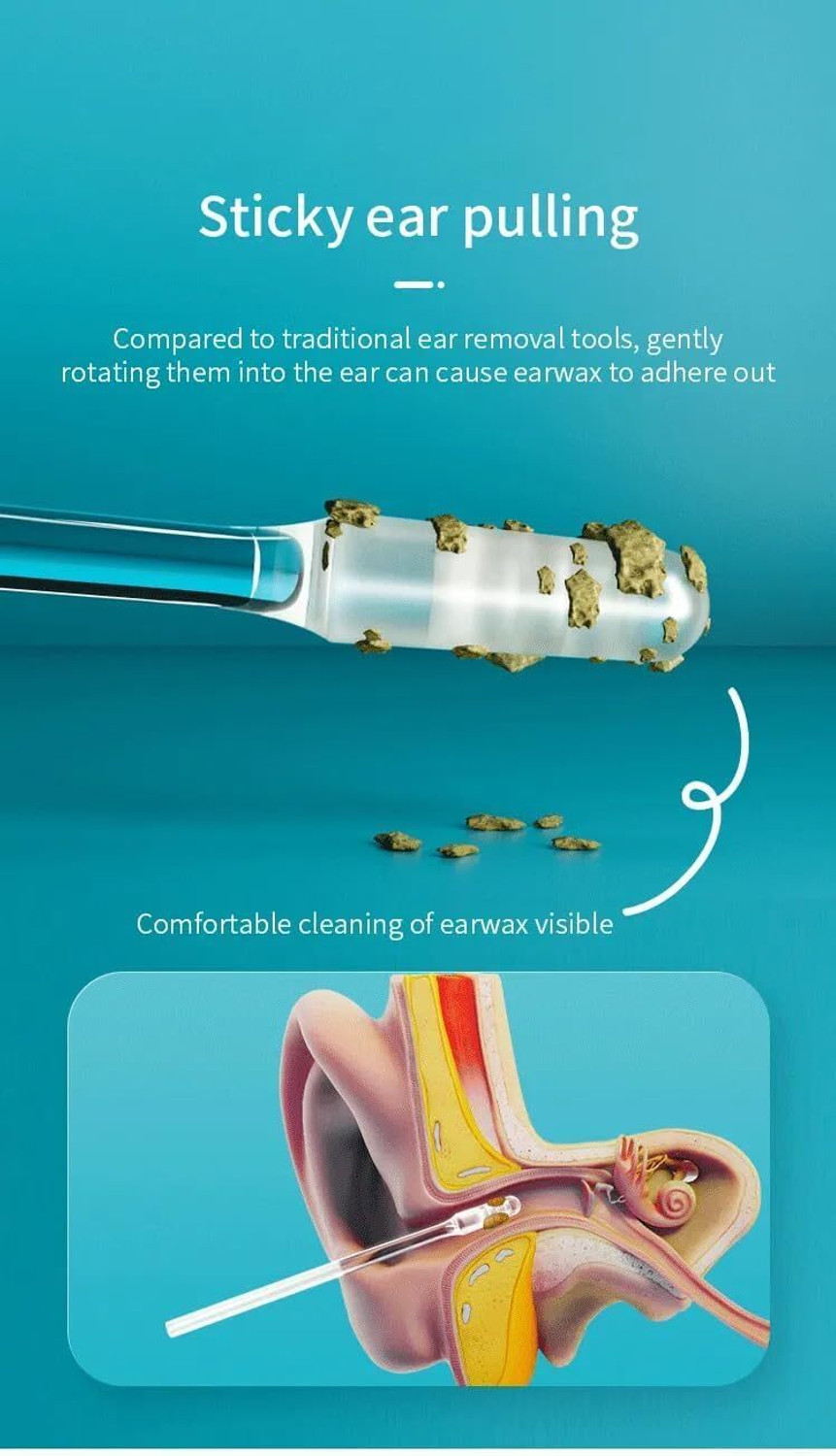 Image of Spelcin Reusable Sticky Ear Wax Cleaner Stick Set