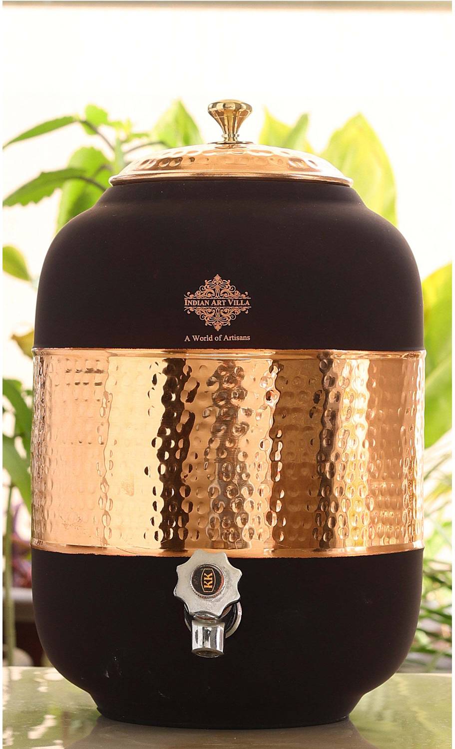 INDIAN ART VILLA 5000 L Copper Water Jug - Image 3